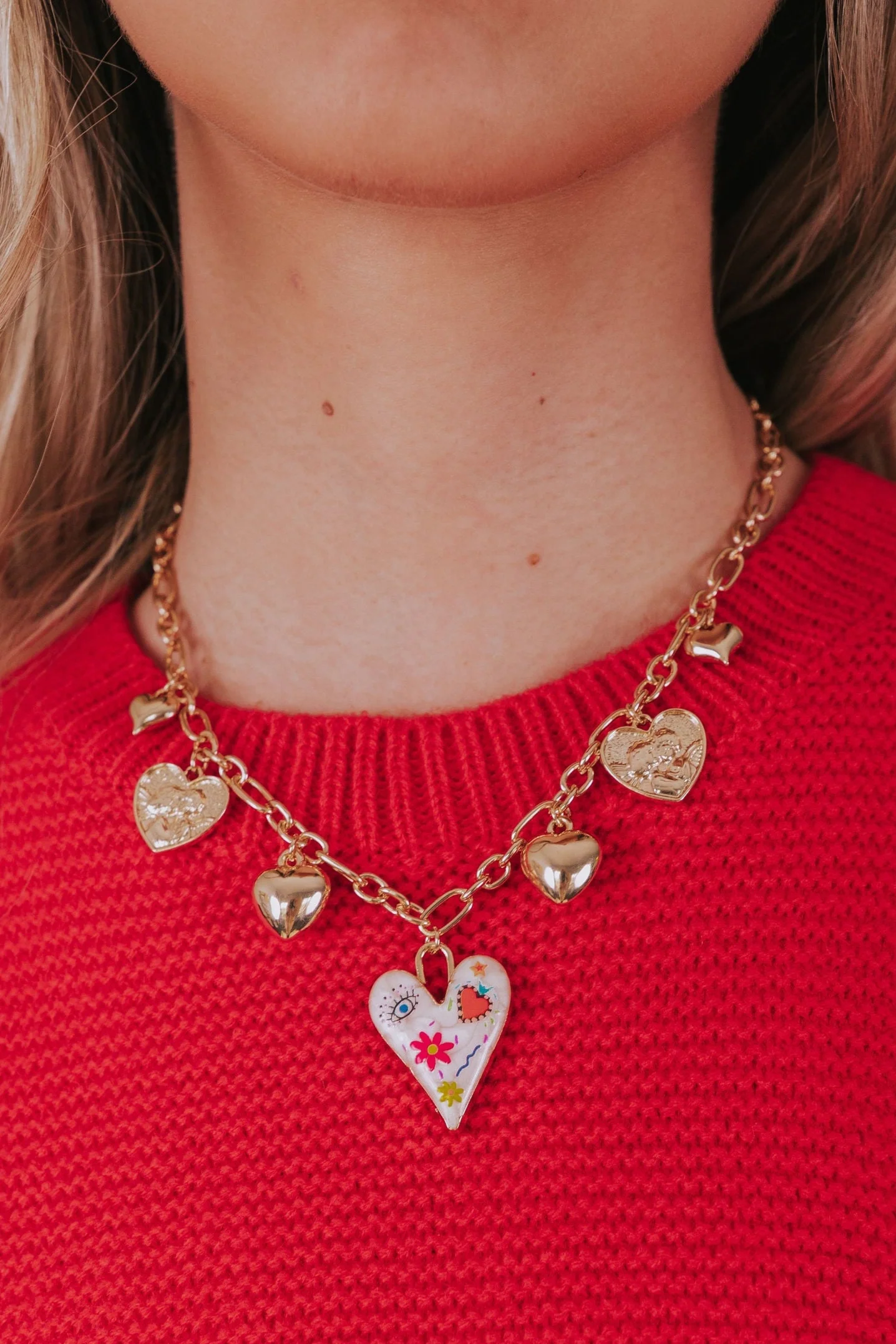 Painting Love Charm Necklace - Image 2
