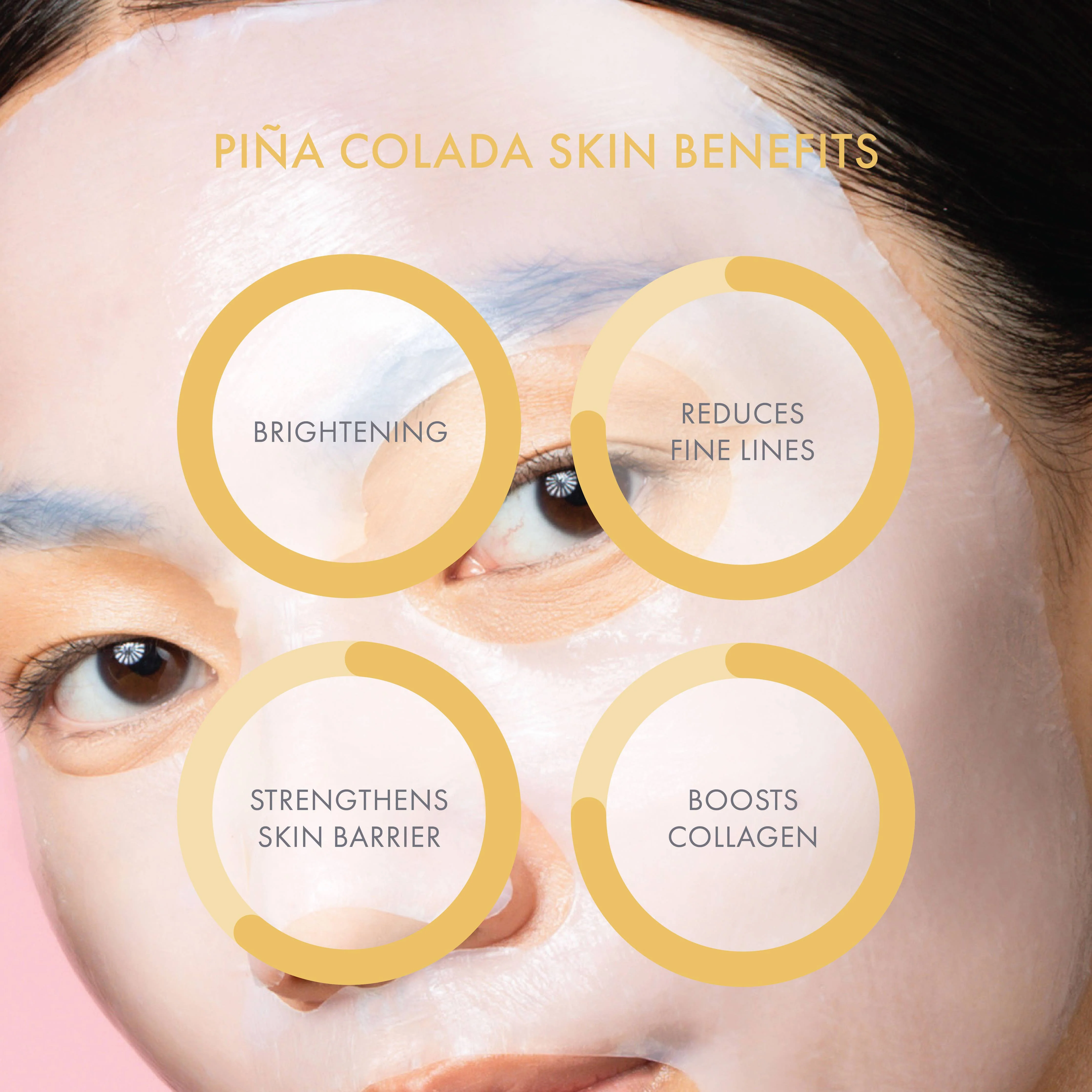 ESW BEAUTY - Piña Colada Revitalizing Biocellulose Mocktail Mask - Image 5