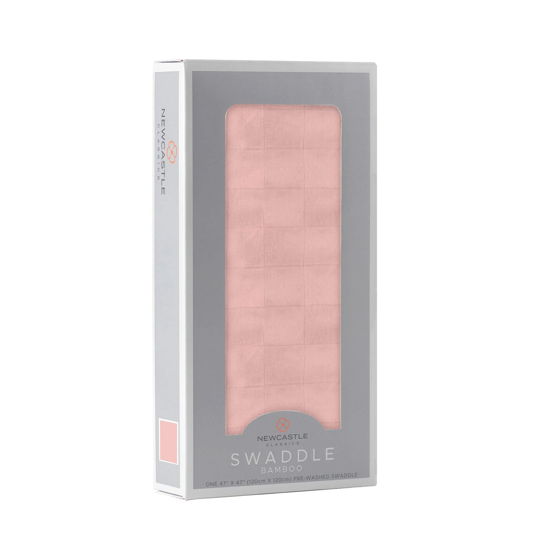 Pink Rose Bamboo Swaddle - Image 2