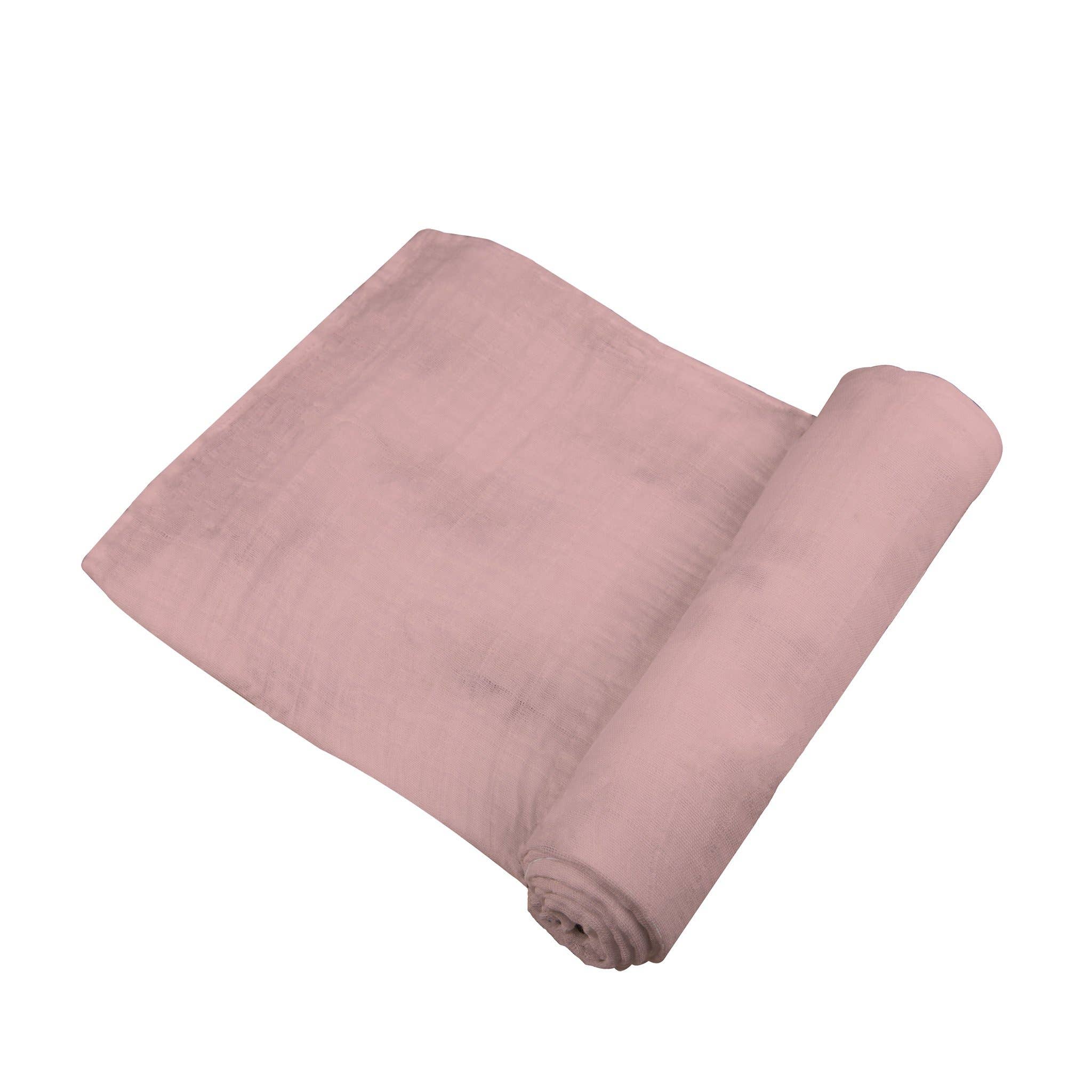 Pink Rose Bamboo Swaddle - Image 3