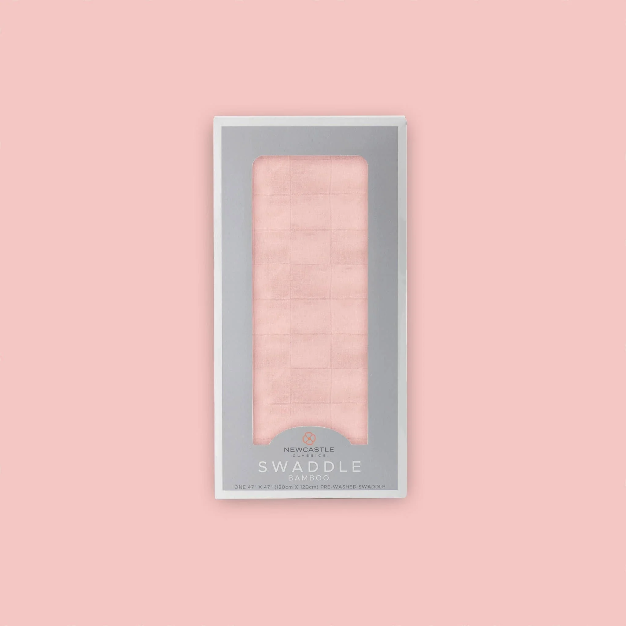 Pink Rose Bamboo Swaddle - Image 5
