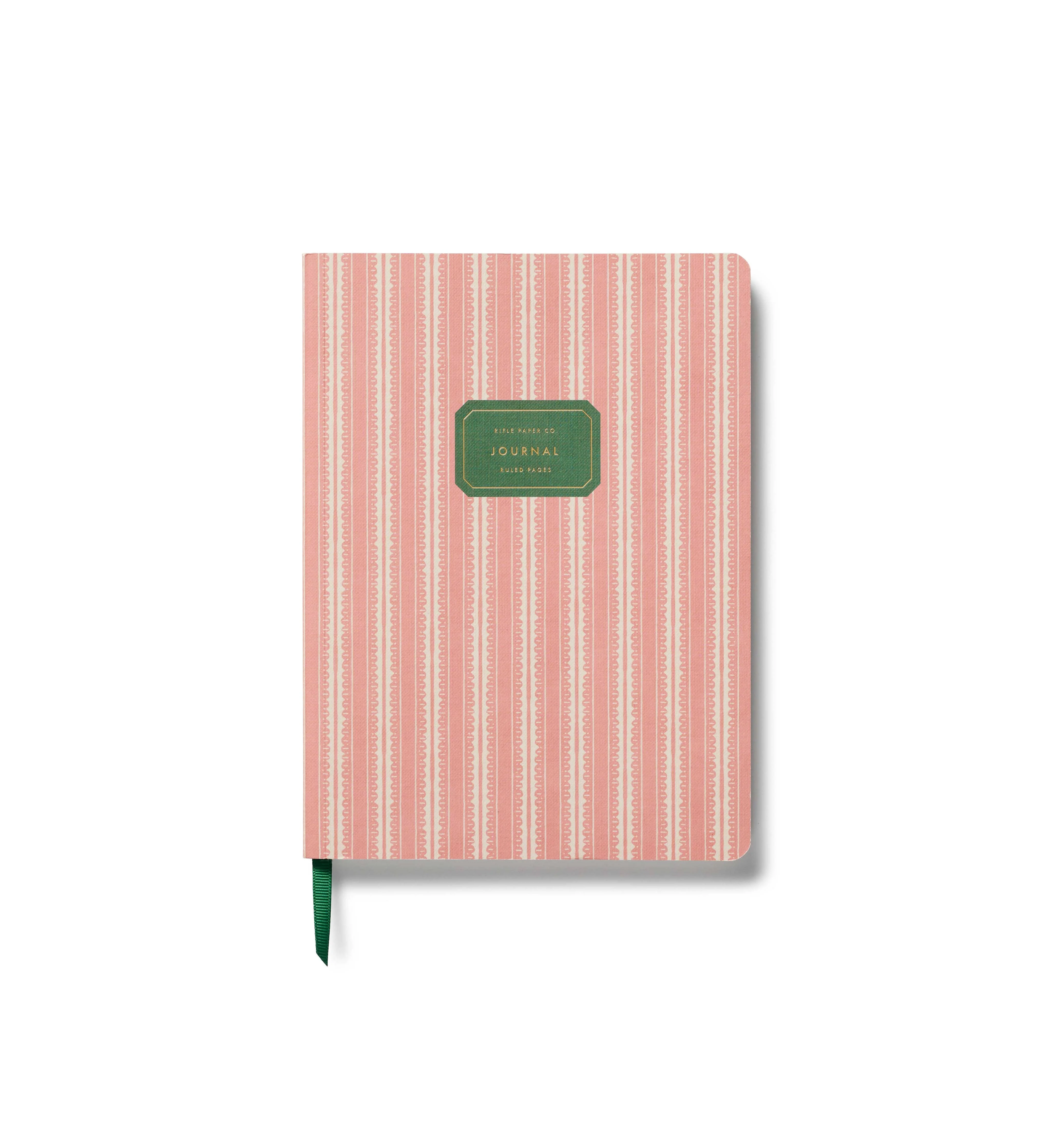 RIFLE PAPER CO - Pinking Stripe Softcover Journal