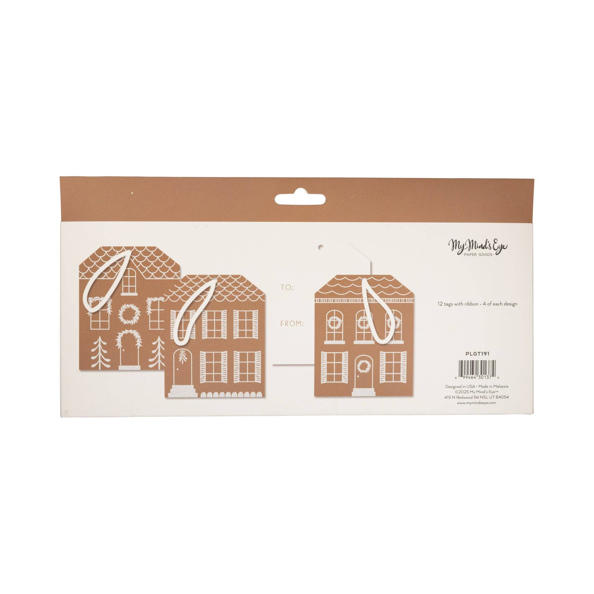 MY MIND'S EYE - Gingerbread Houses Tag Set - Image 4