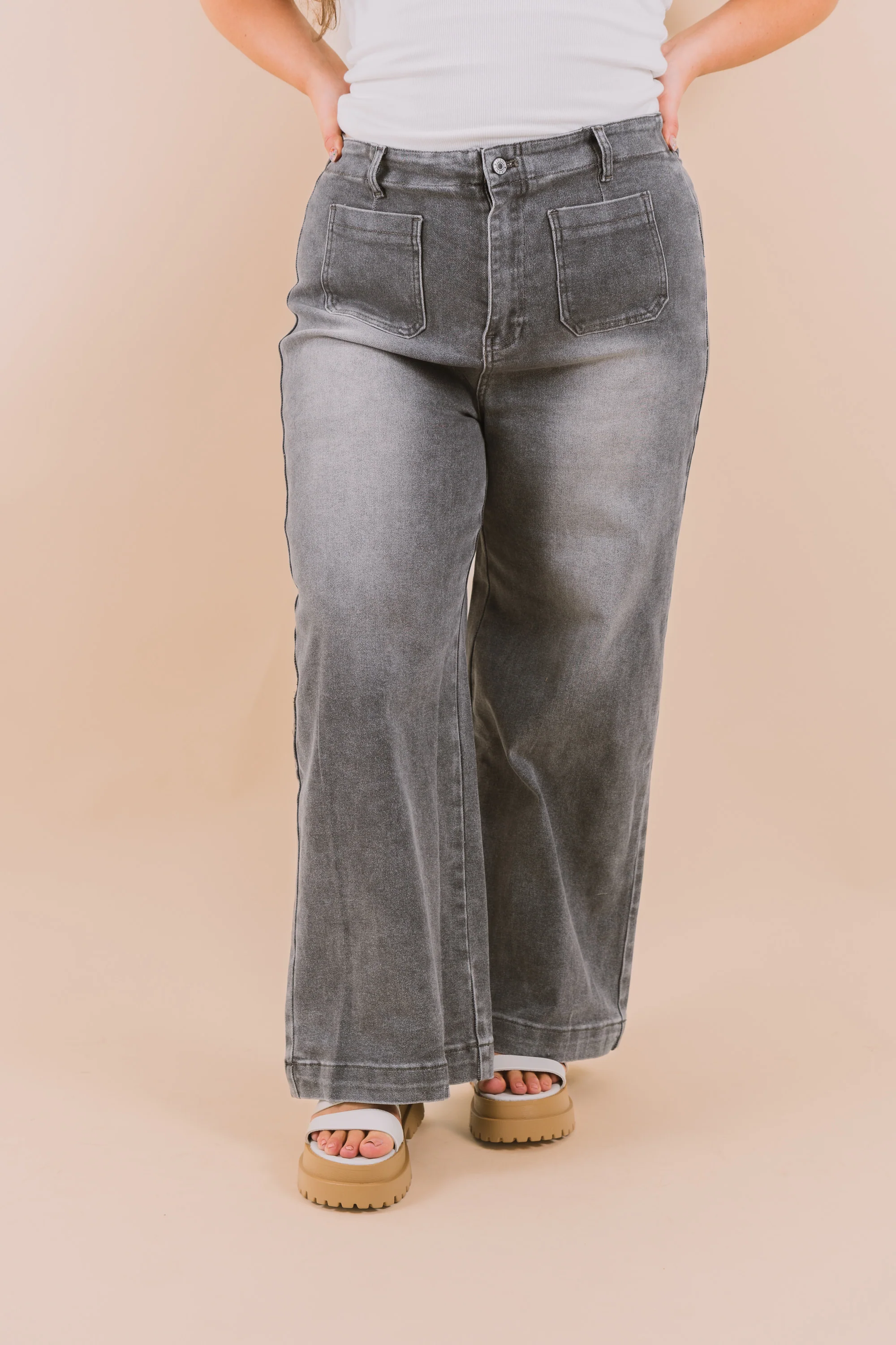 PLUS SIZE - Don't Stop Movin' Pants - 2 Colors! - Image 2