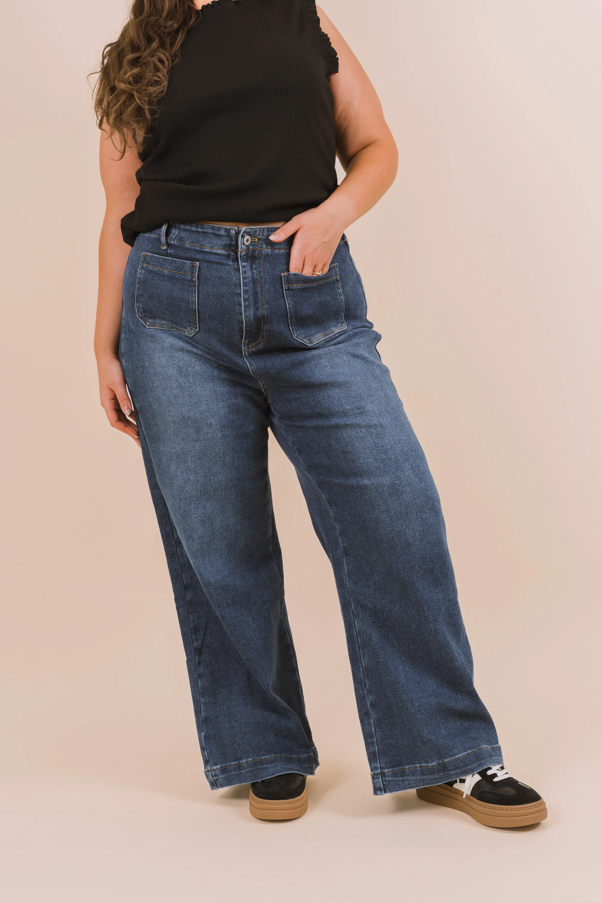 PLUS SIZE - Don't Stop Movin' Pants - 2 Colors! - Image 3