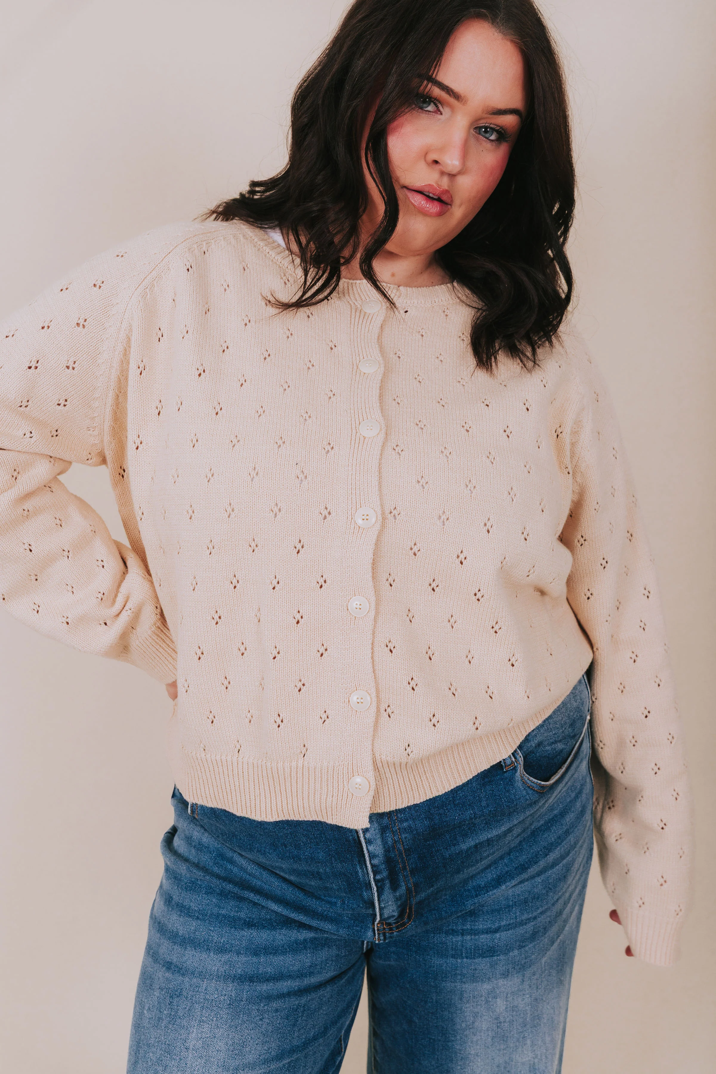 PLUS SIZE - Friend Of Mine Cardigan - Image 3