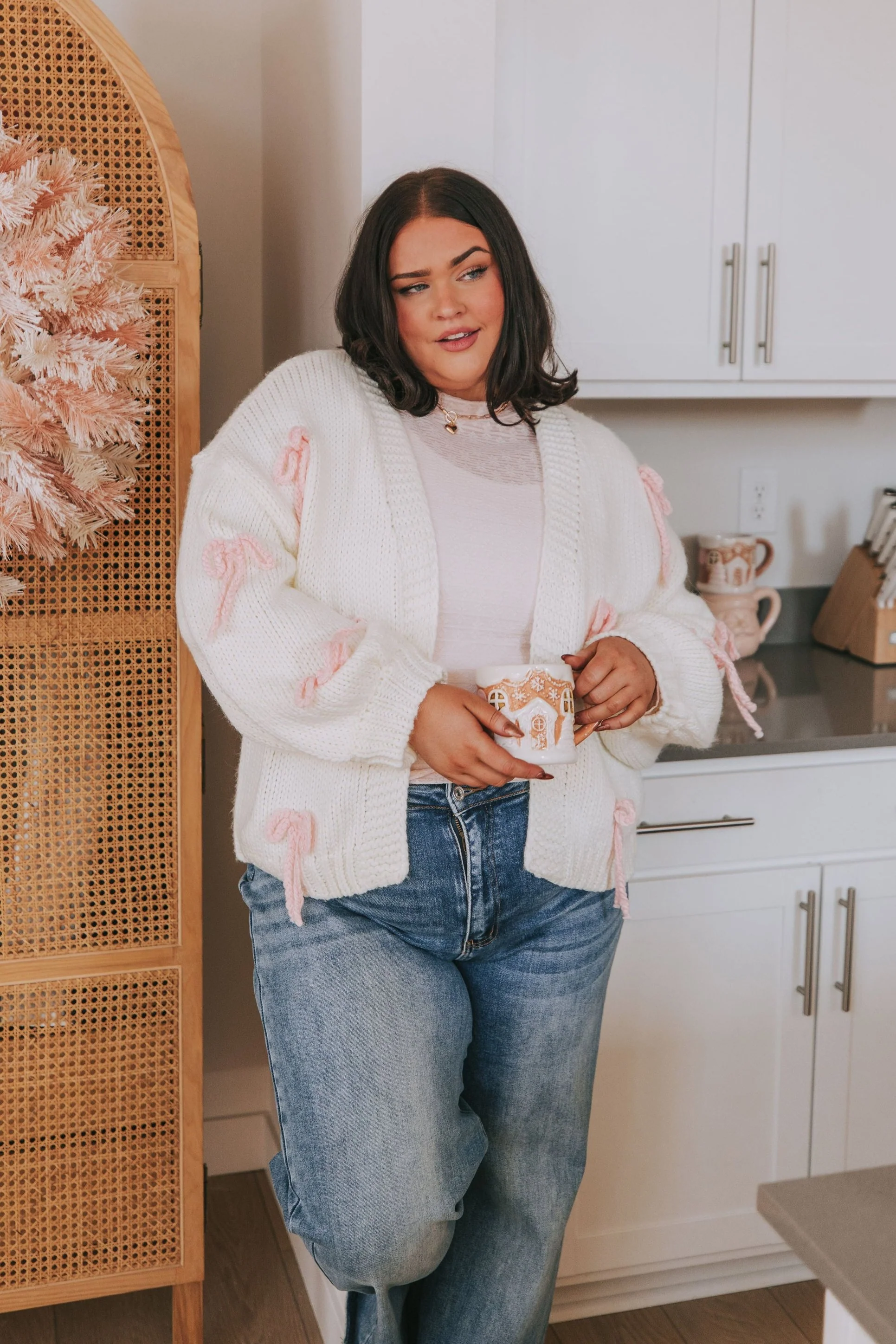 PLUS SIZE - Give Her Hope Cardigan - Image 2