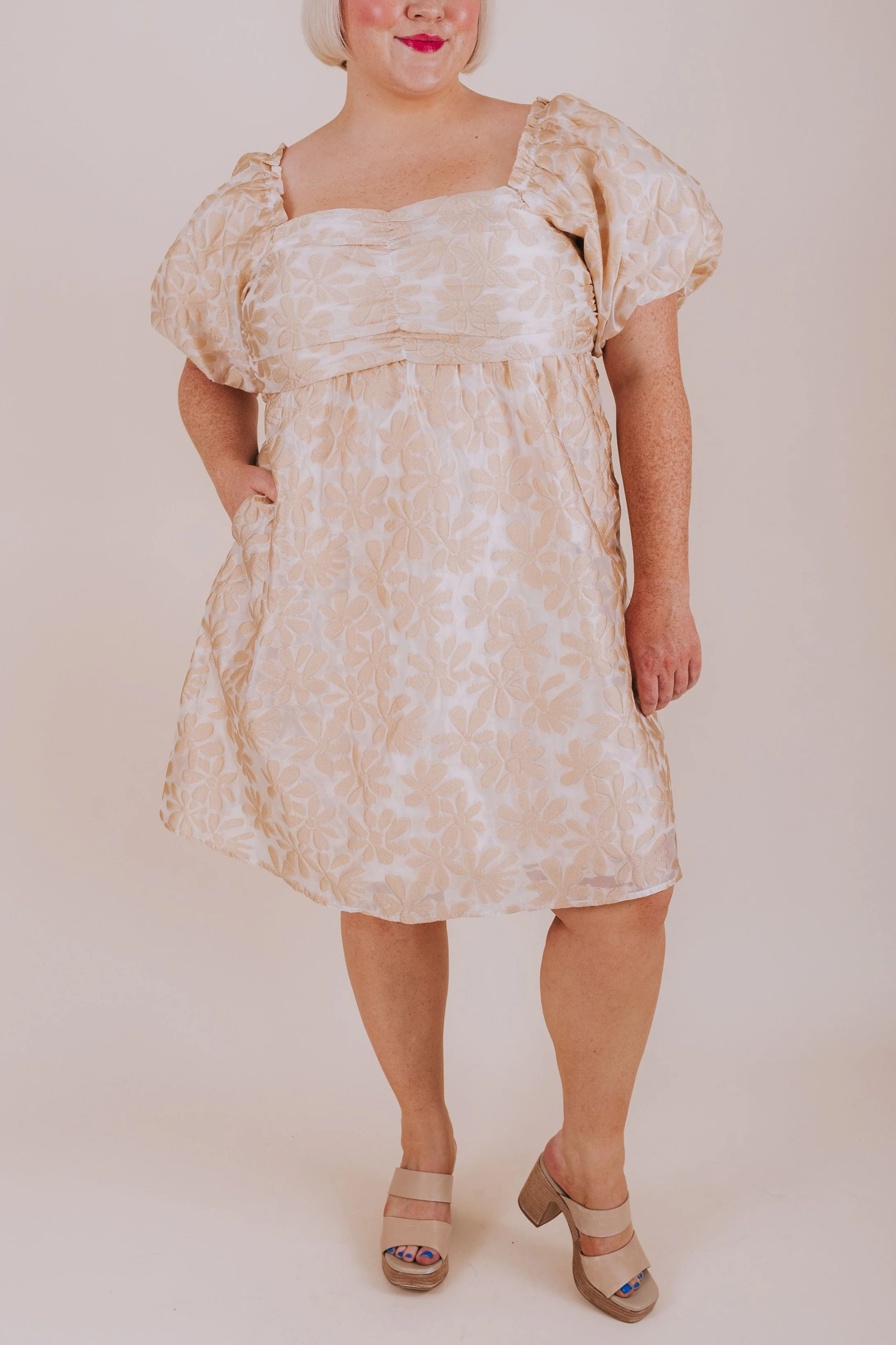 PLUS SIZE - Golden Sunrise Dress - Image 4
