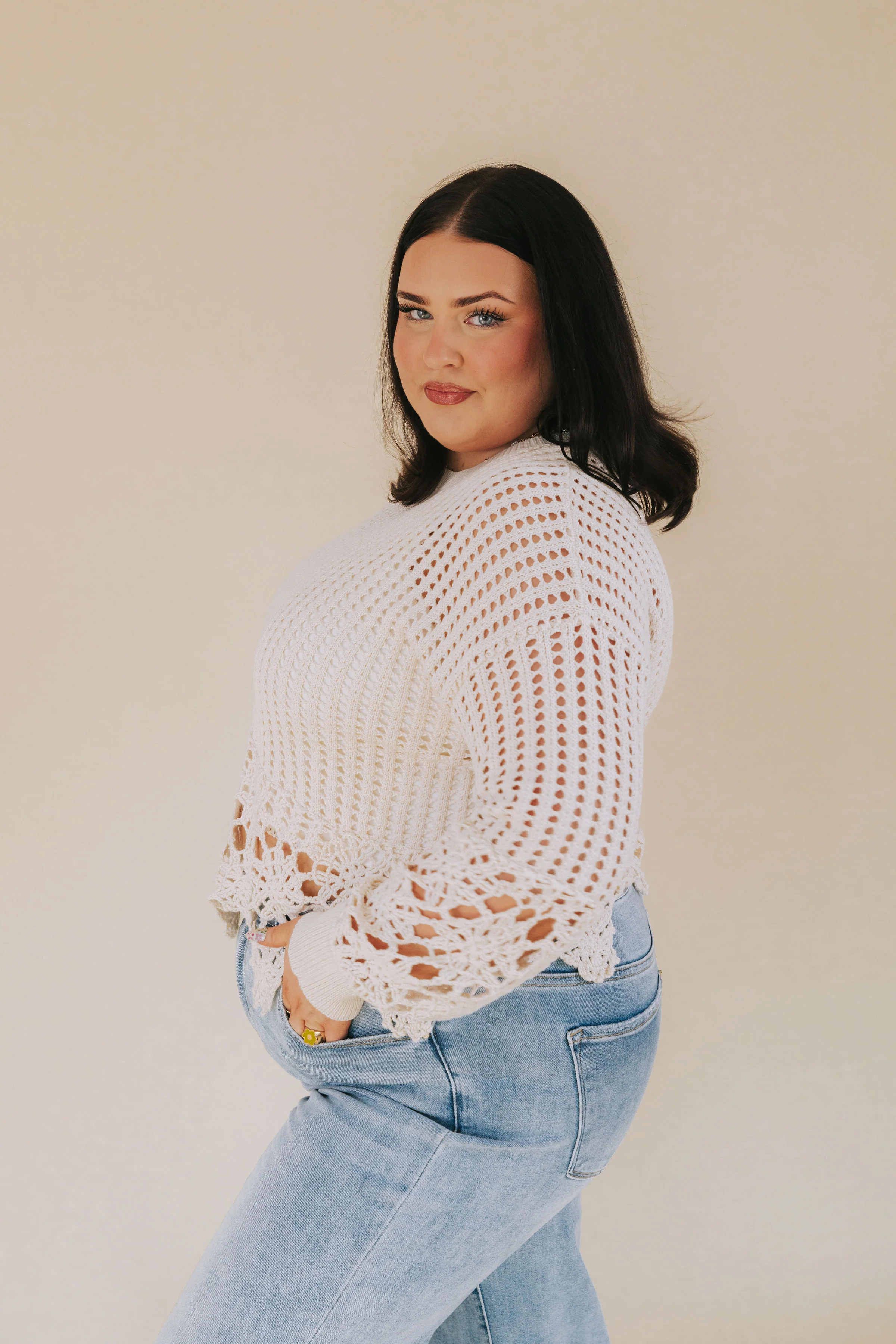 PLUS SIZE - Happy To Be Here Top - Image 5
