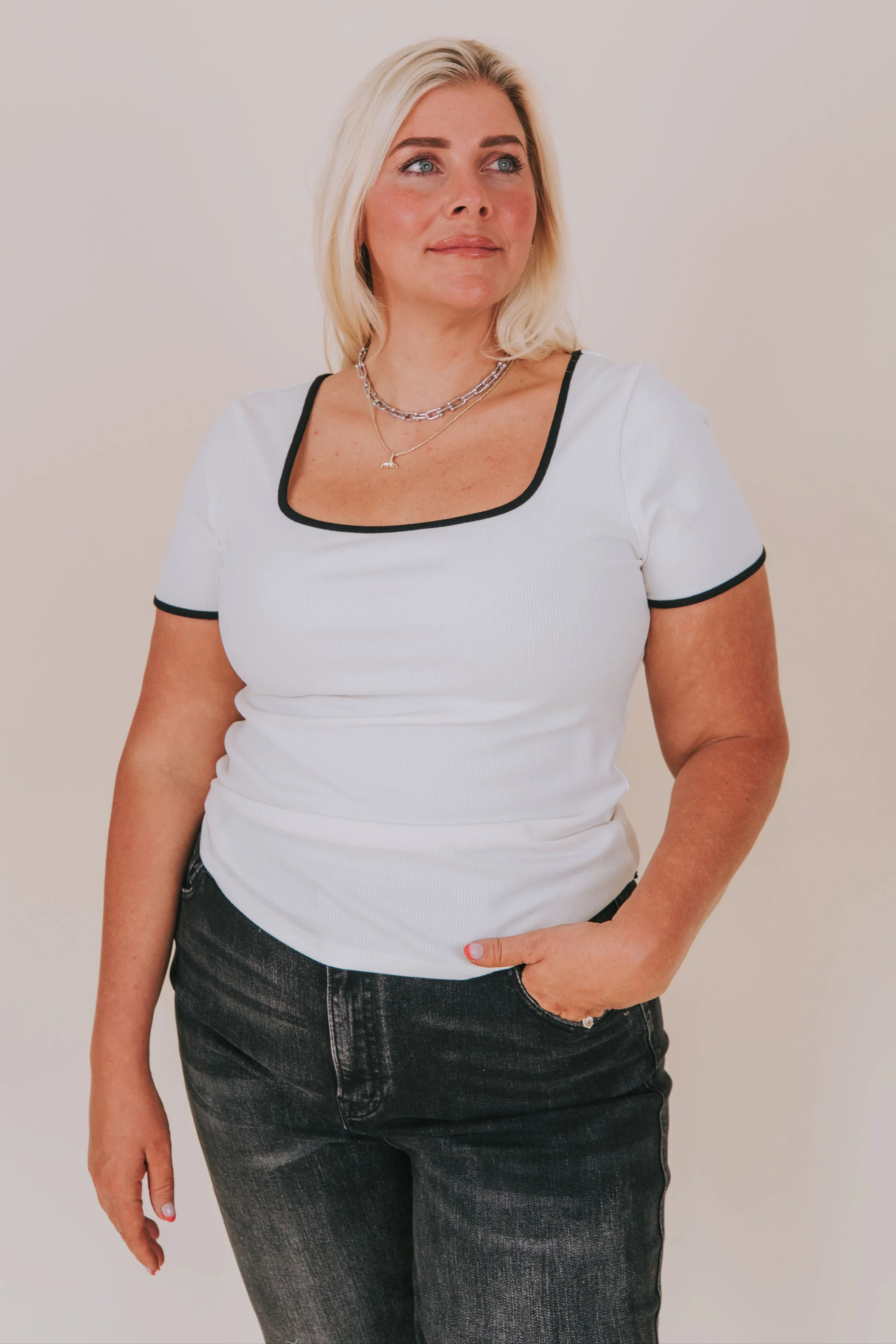 PLUS SIZE - Hard To Forget Top - 2 Colors! - Image 2