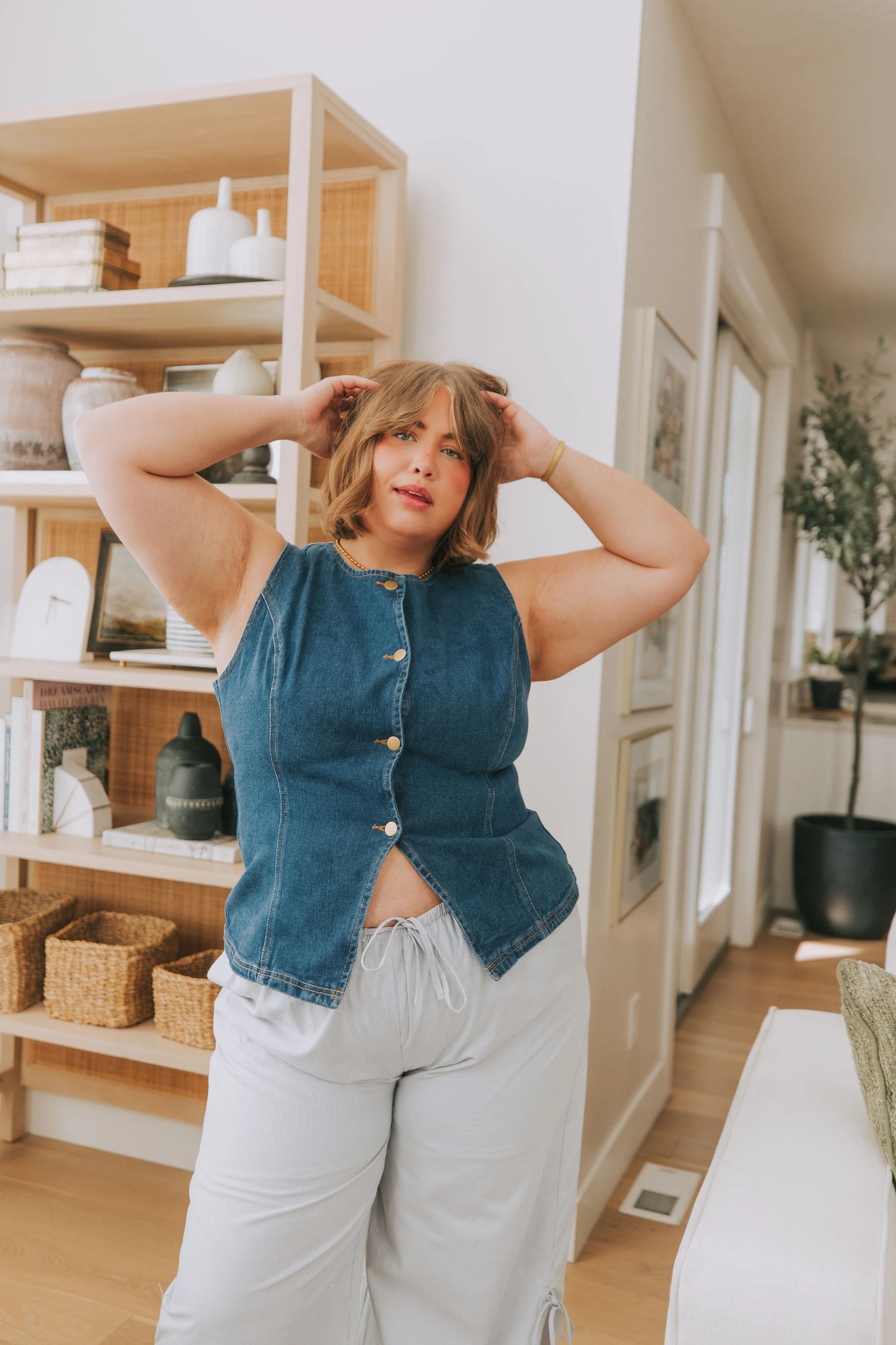 PLUS SIZE - No Stopping Us Vest - Image 2