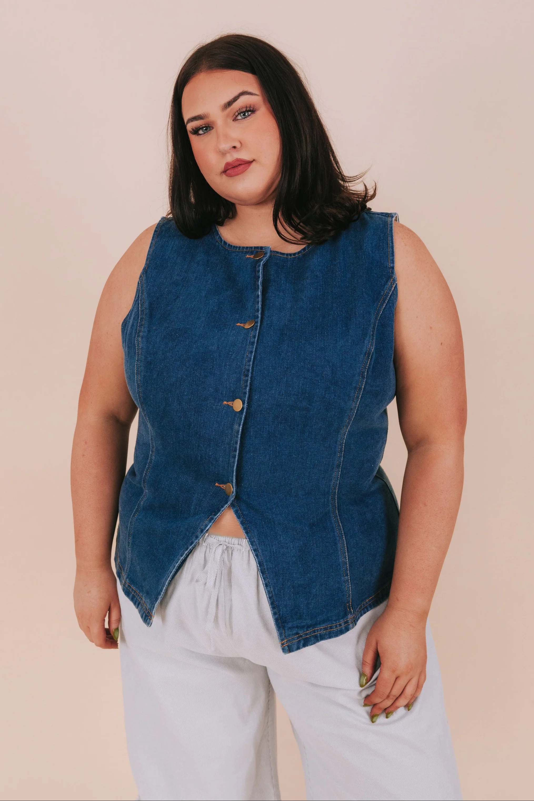 PLUS SIZE - No Stopping Us Vest - Image 3