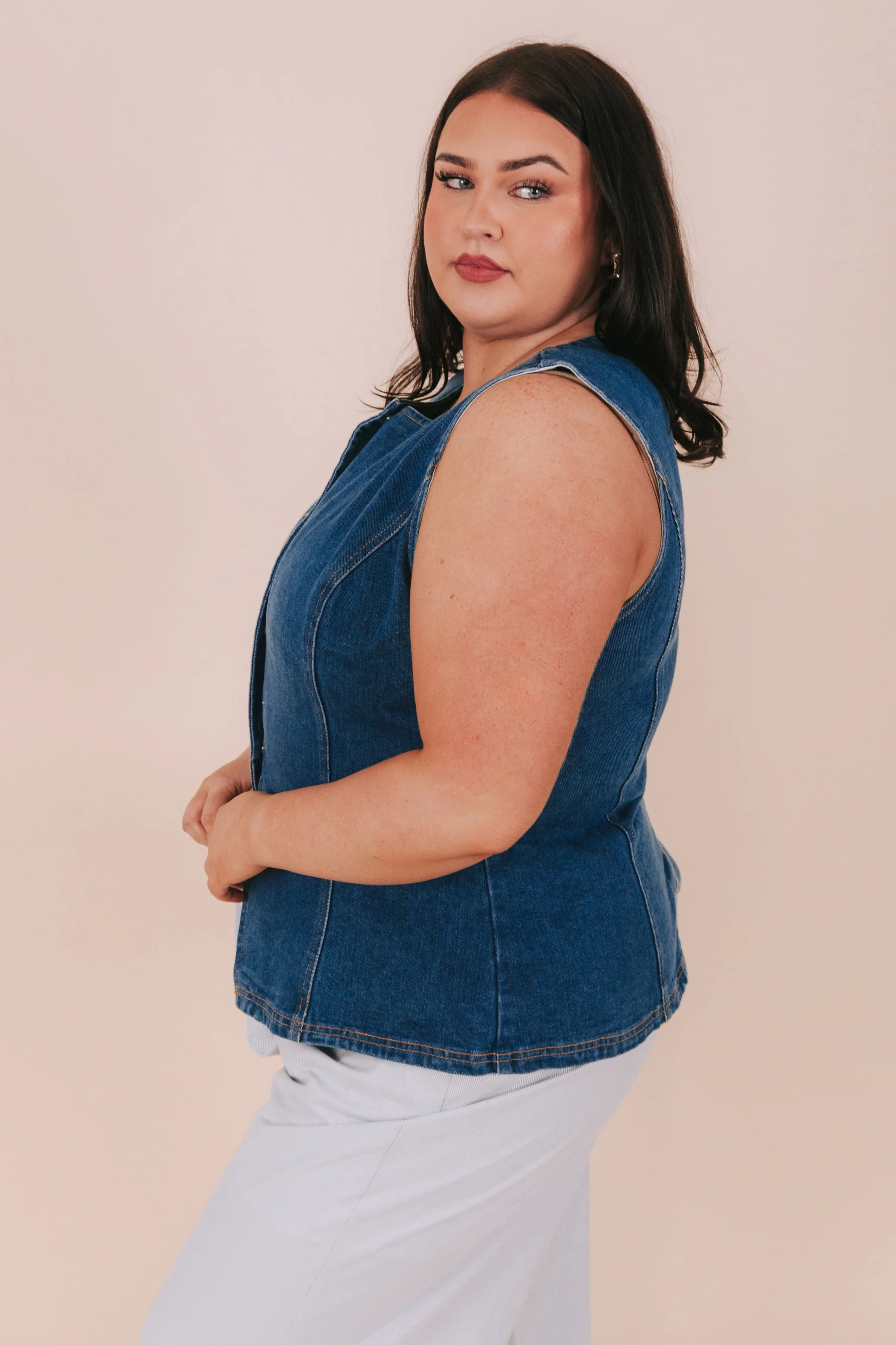 PLUS SIZE - No Stopping Us Vest - Image 4