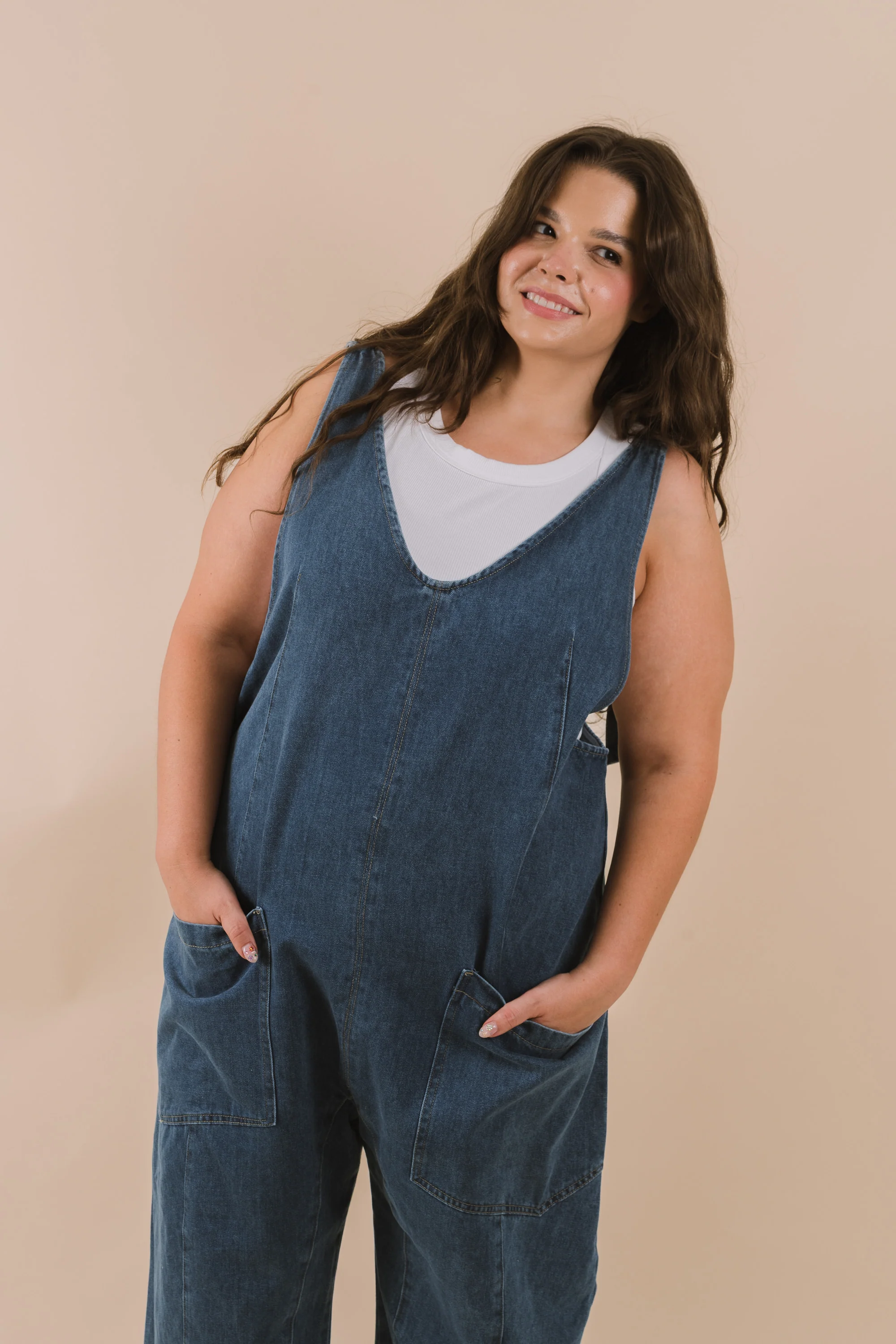 PLUS SIZE - One More Time Overalls - Image 3