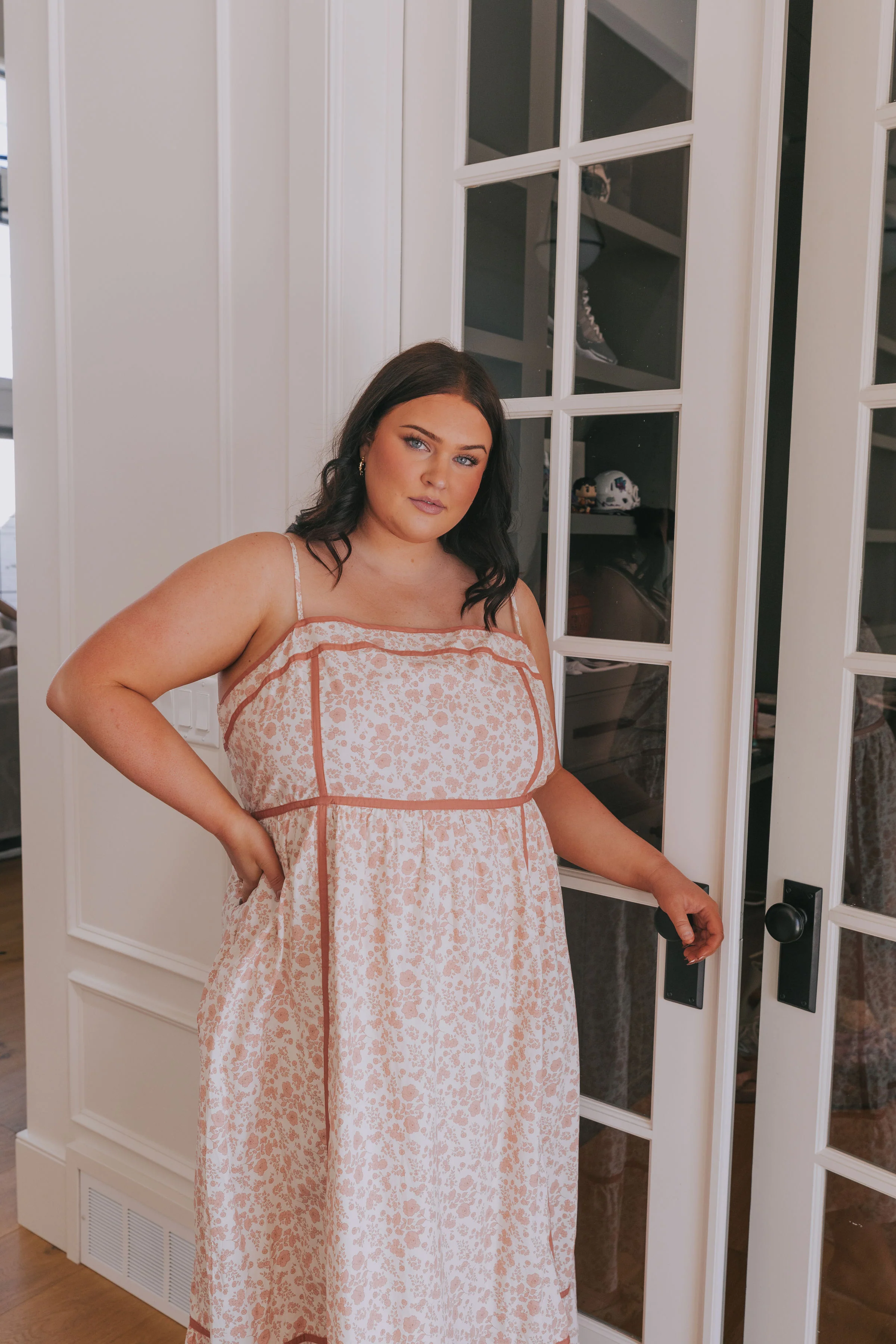 PLUS SIZE - Peach Party Dress - Image 6