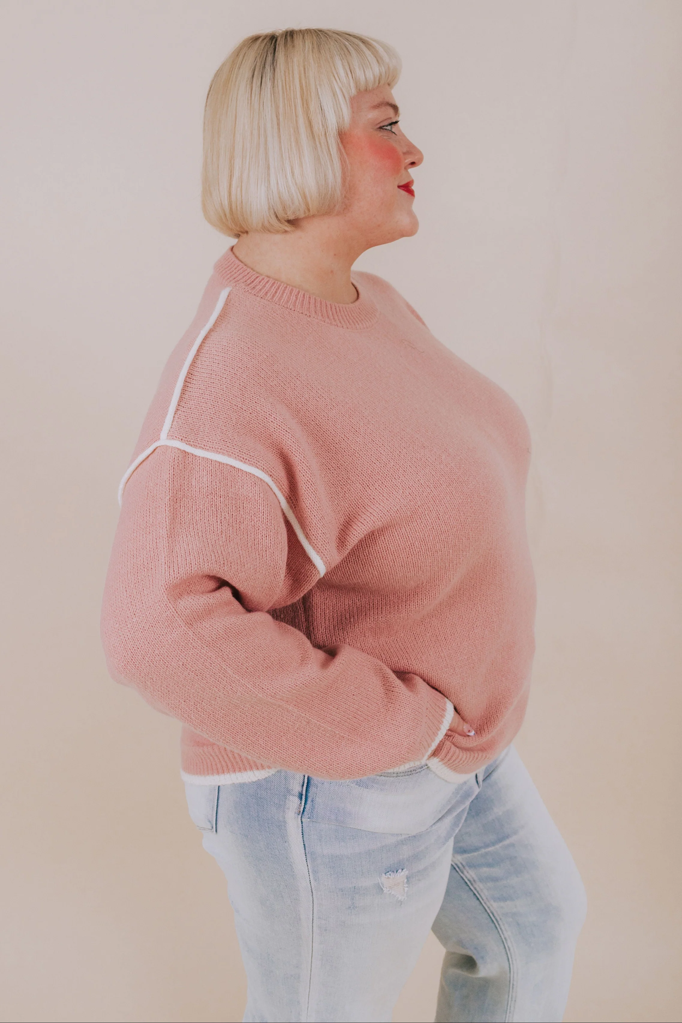 PLUS SIZE - Persistent Love Sweater - Image 4