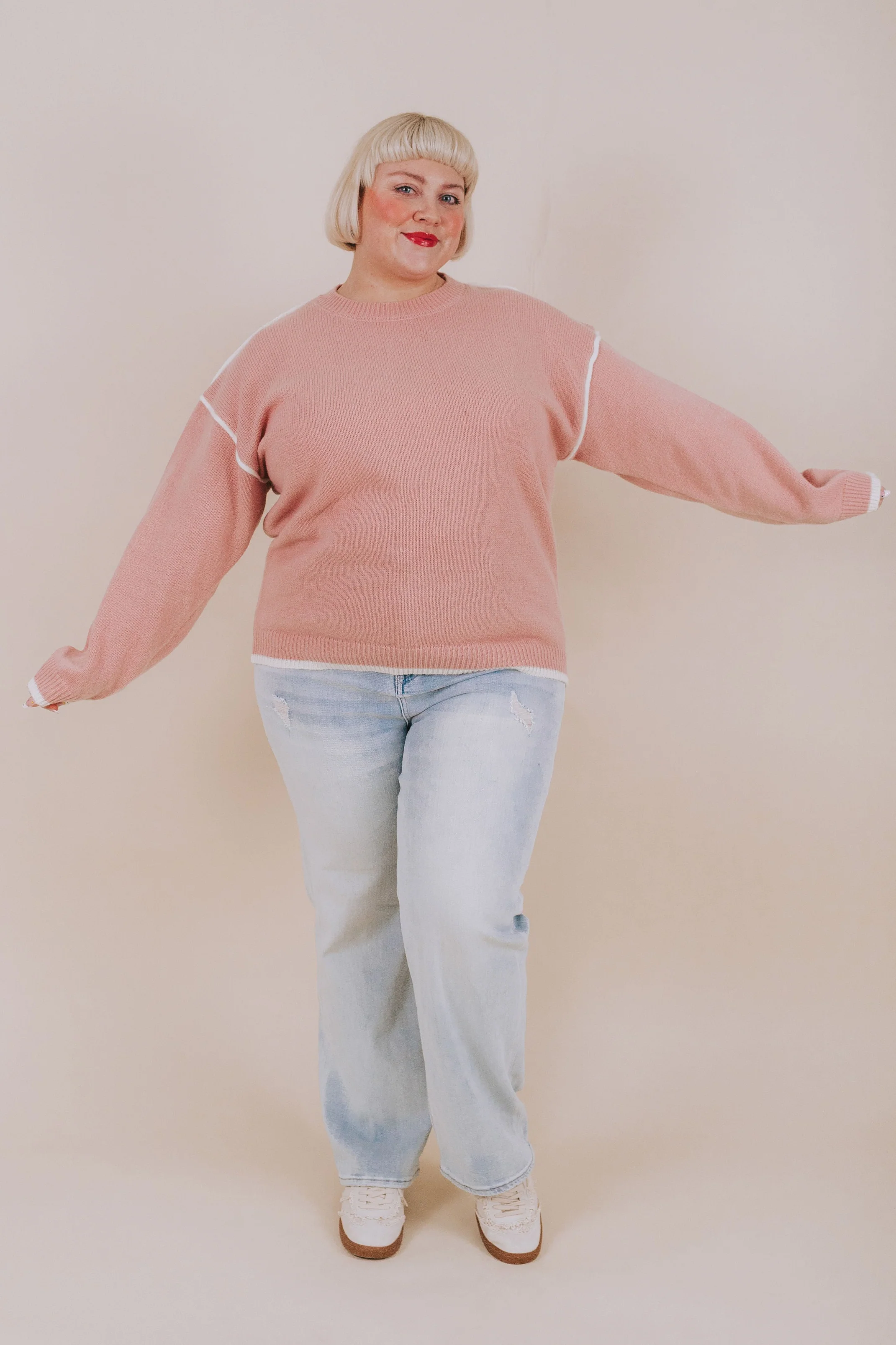 PLUS SIZE - Persistent Love Sweater - Image 5