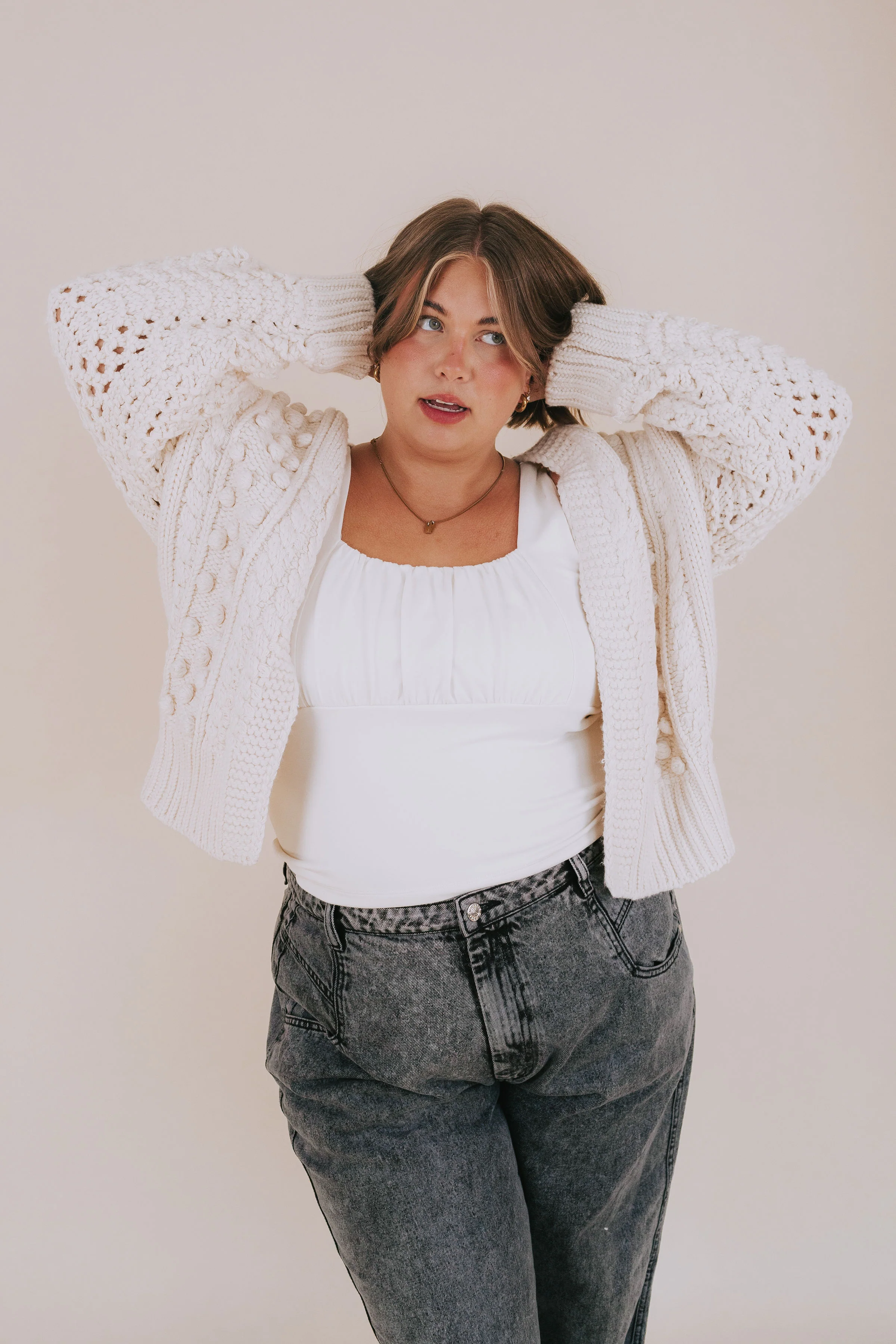 PLUS SIZE - Stay Right Here Cardigan - Image 2