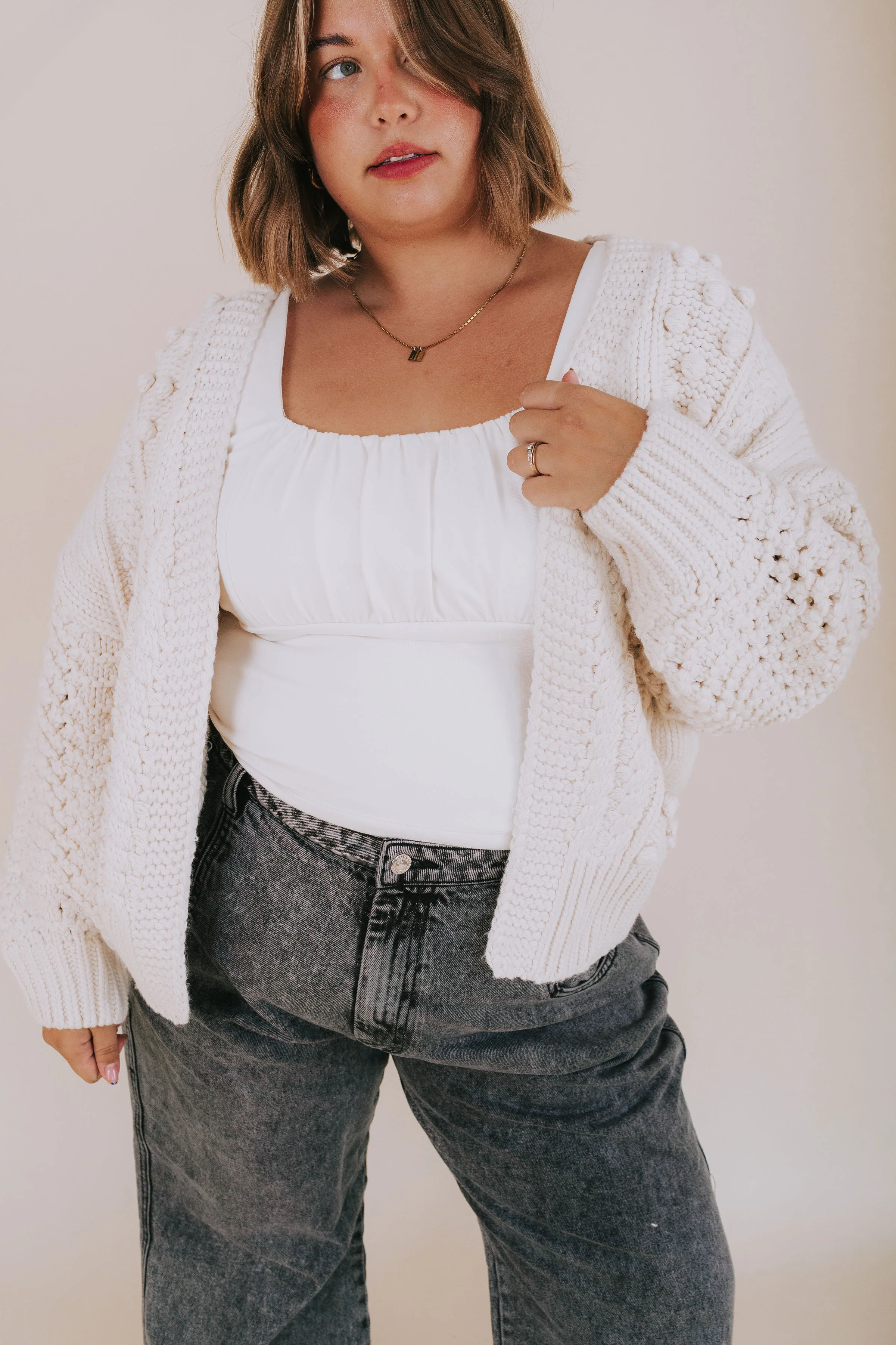 PLUS SIZE - Stay Right Here Cardigan - Image 3