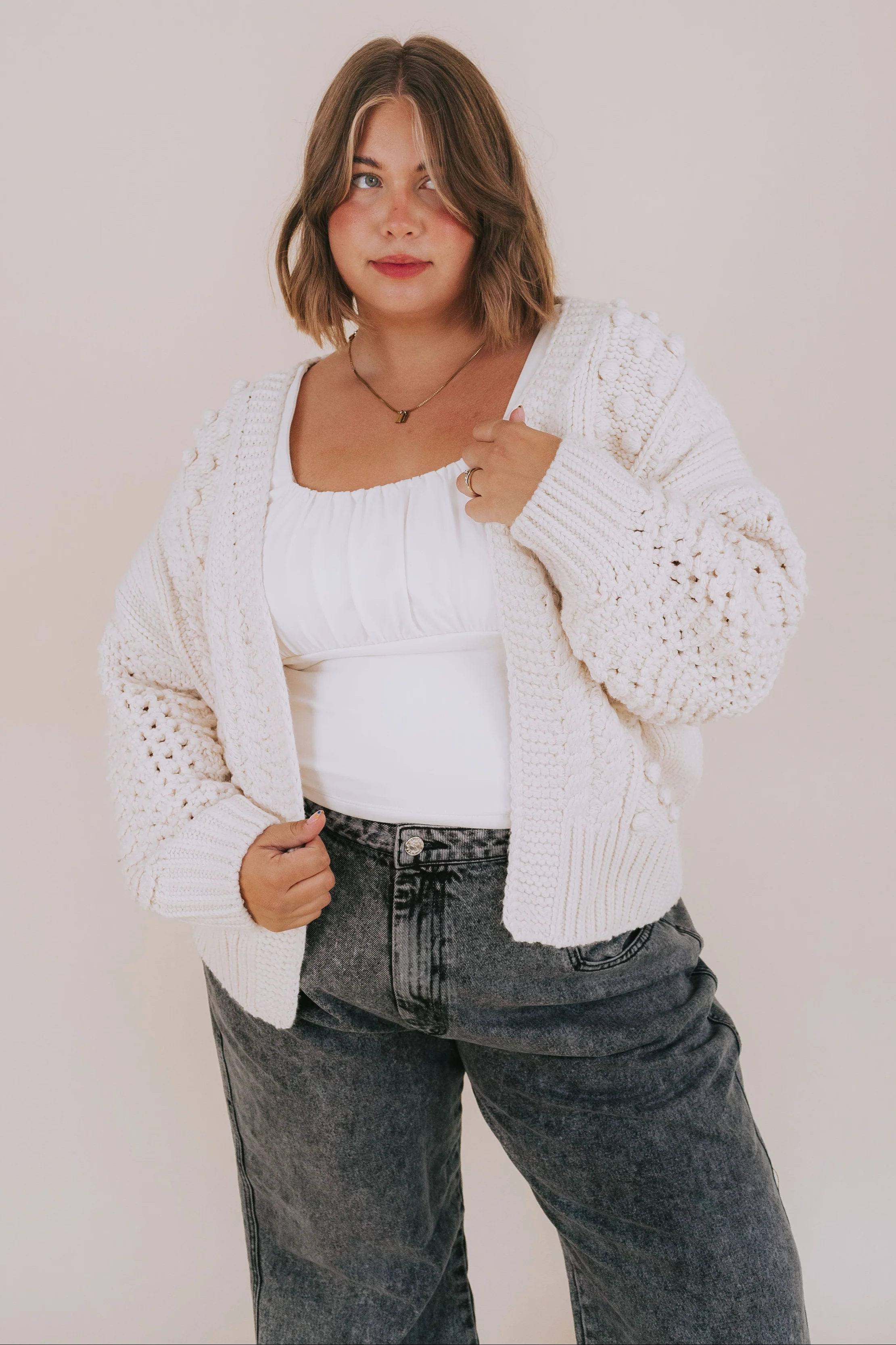 PLUS SIZE - Stay Right Here Cardigan - Image 4