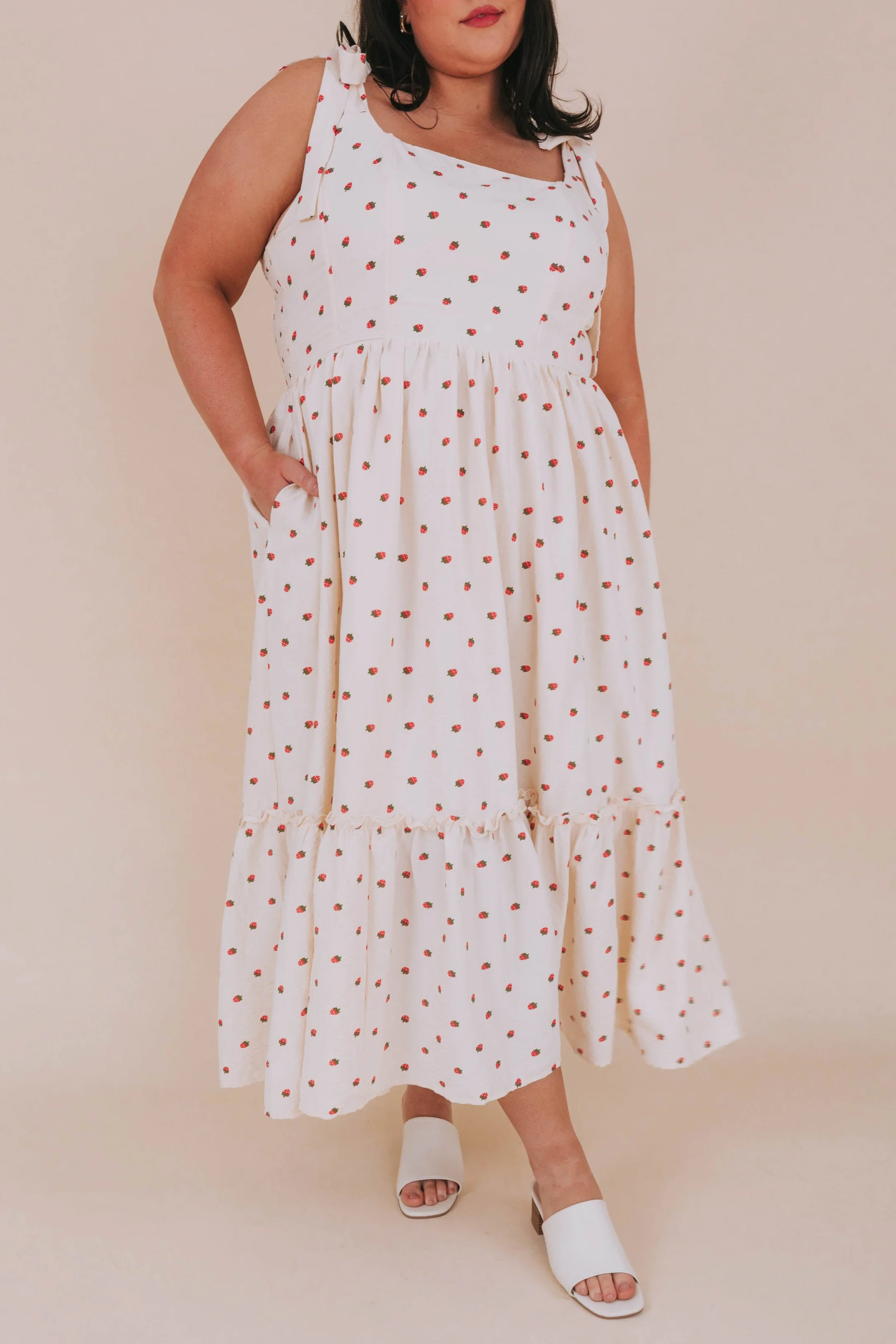 PLUS SIZE - Strawberry Kisses Dress - Image 4