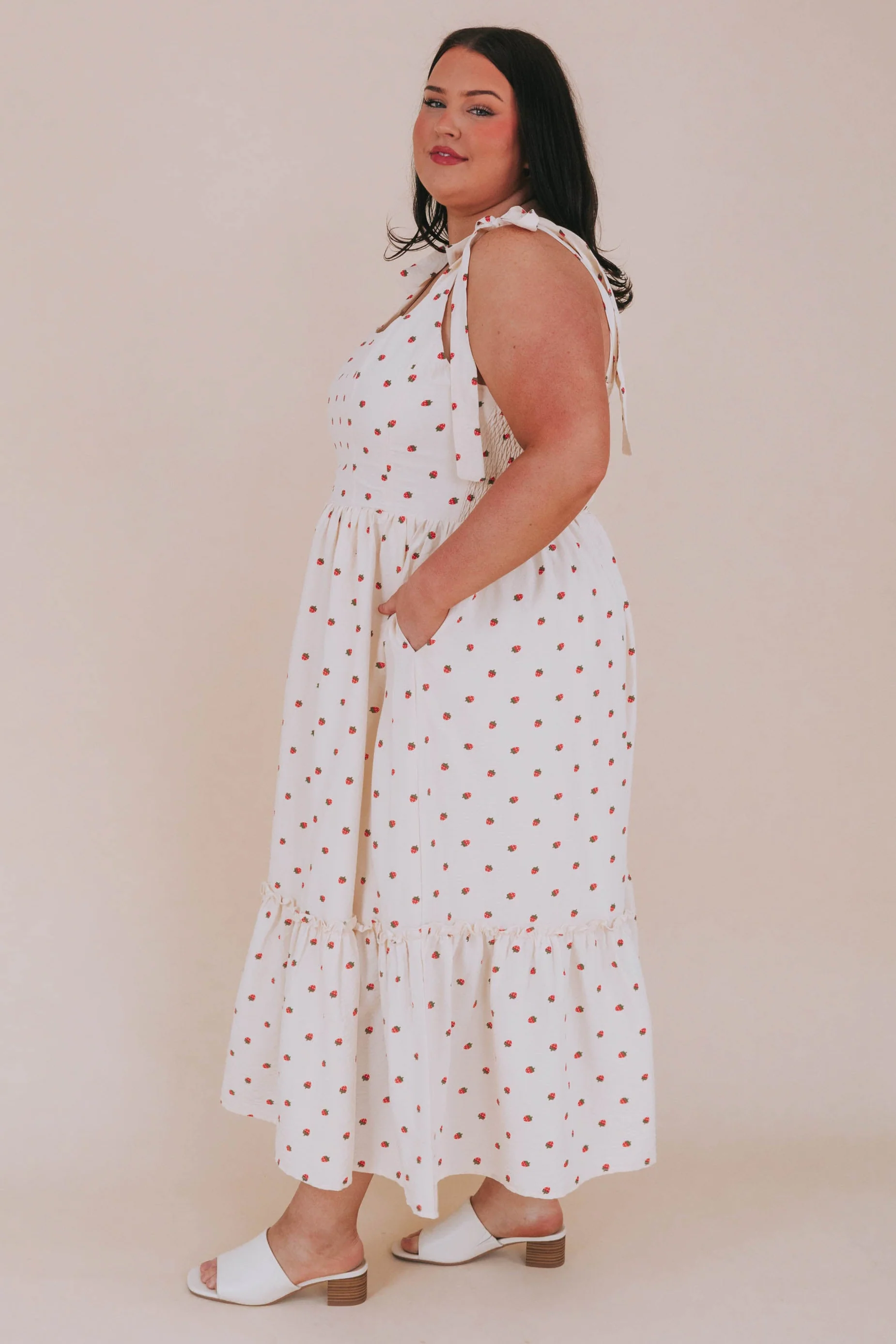 PLUS SIZE - Strawberry Kisses Dress - Image 6