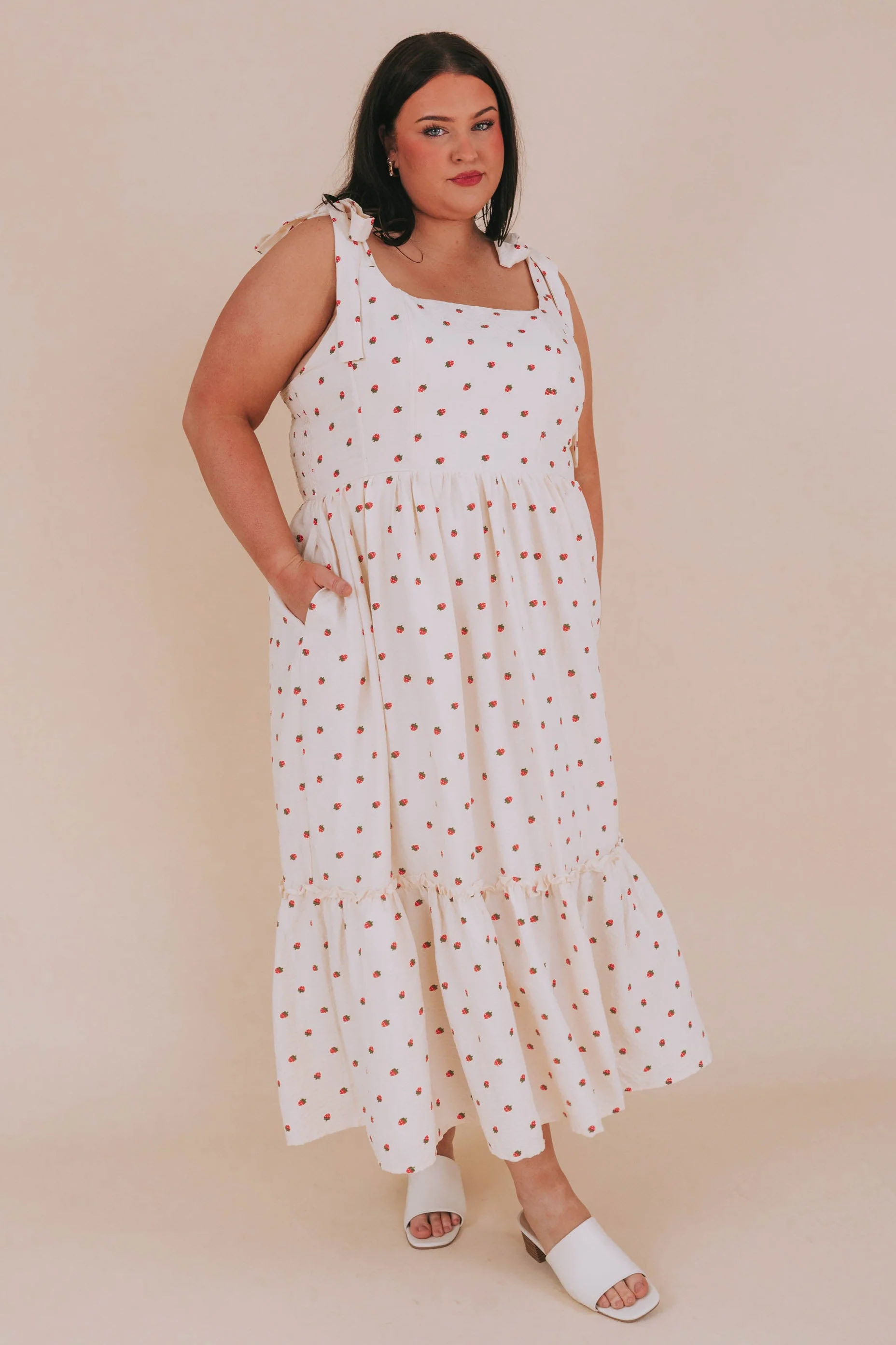 PLUS SIZE - Strawberry Kisses Dress - Image 7