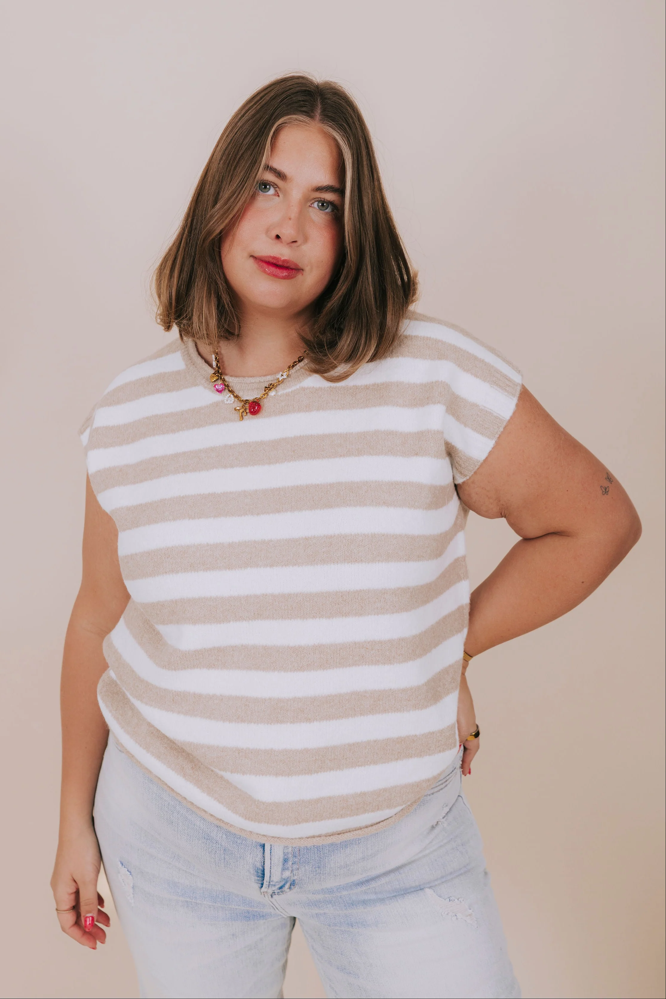 PLUS SIZE - Thanks A Latte Top - Image 2