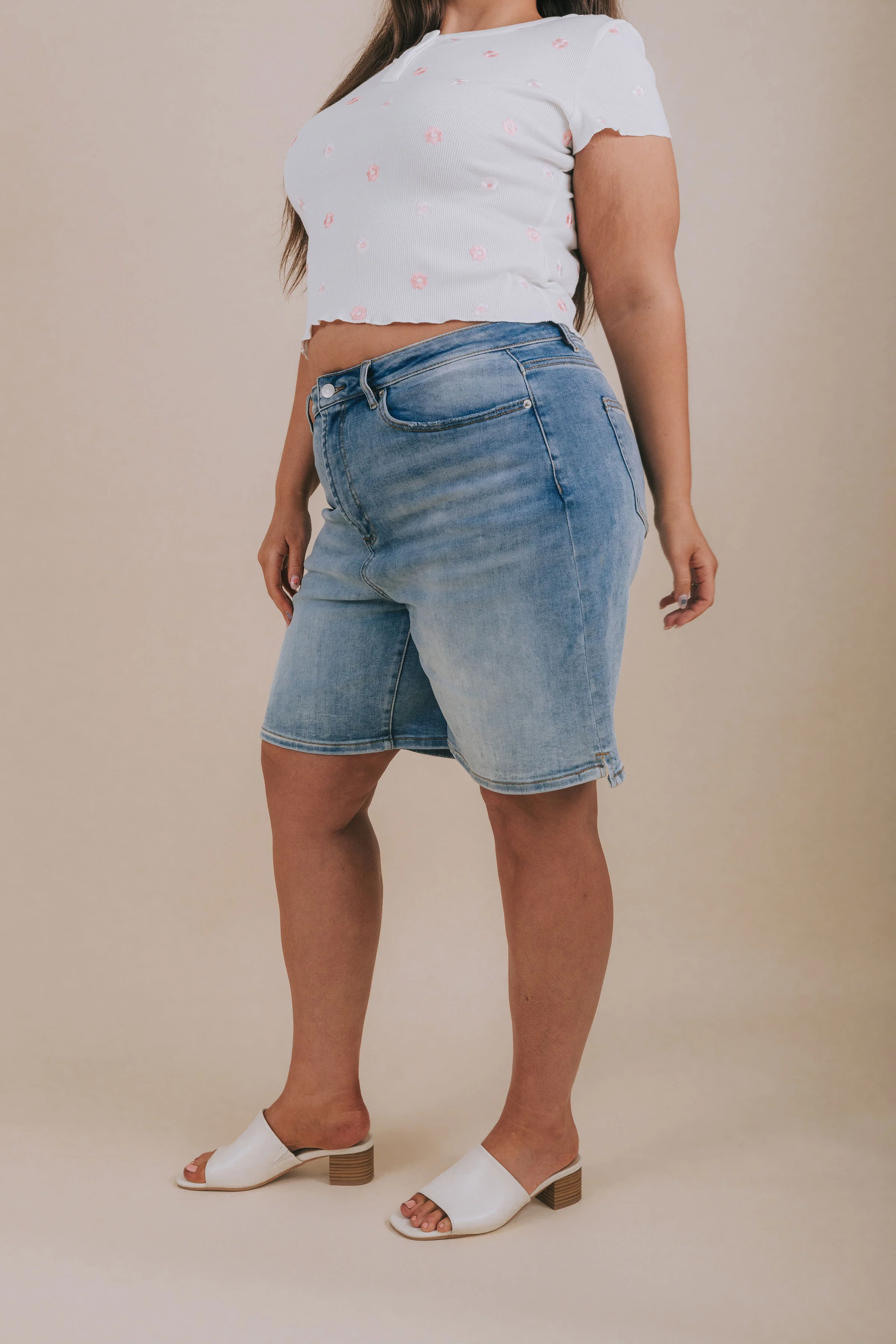 PLUS SIZE - The Wait Is Over Shorts - Image 2