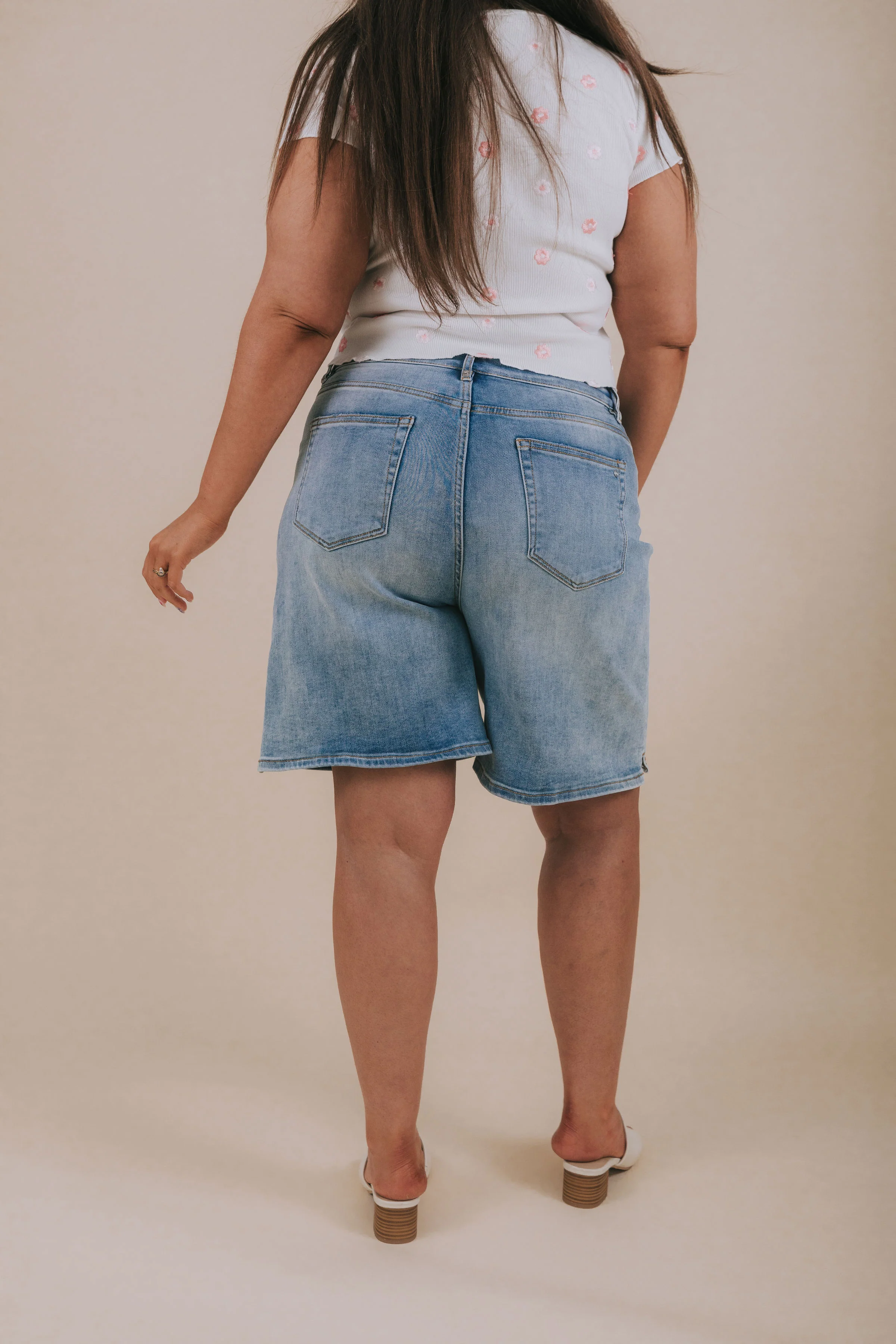 PLUS SIZE - The Wait Is Over Shorts - Image 3
