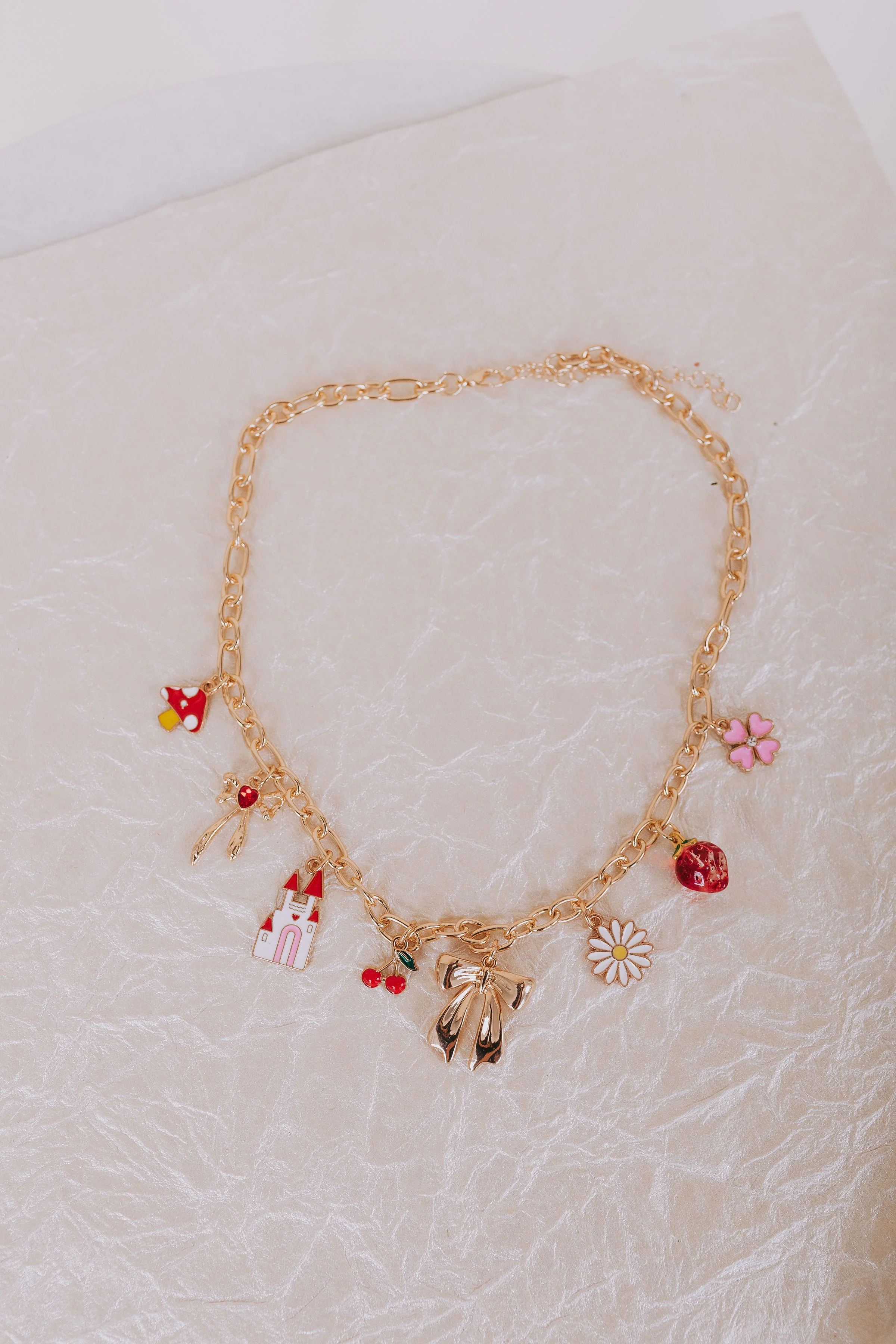 Princess Peach Charm Necklace - 2 Colors! - Image 2