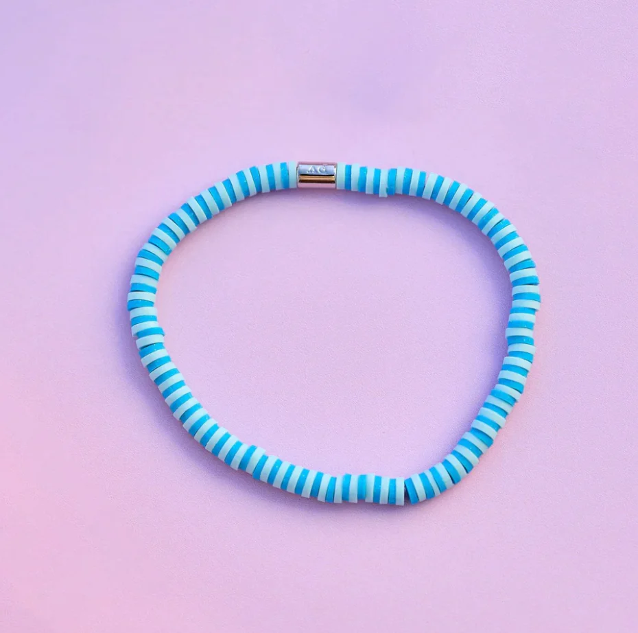 PURA VIDA - Canal Blues Seascape Stretch Bracelet - Image 2