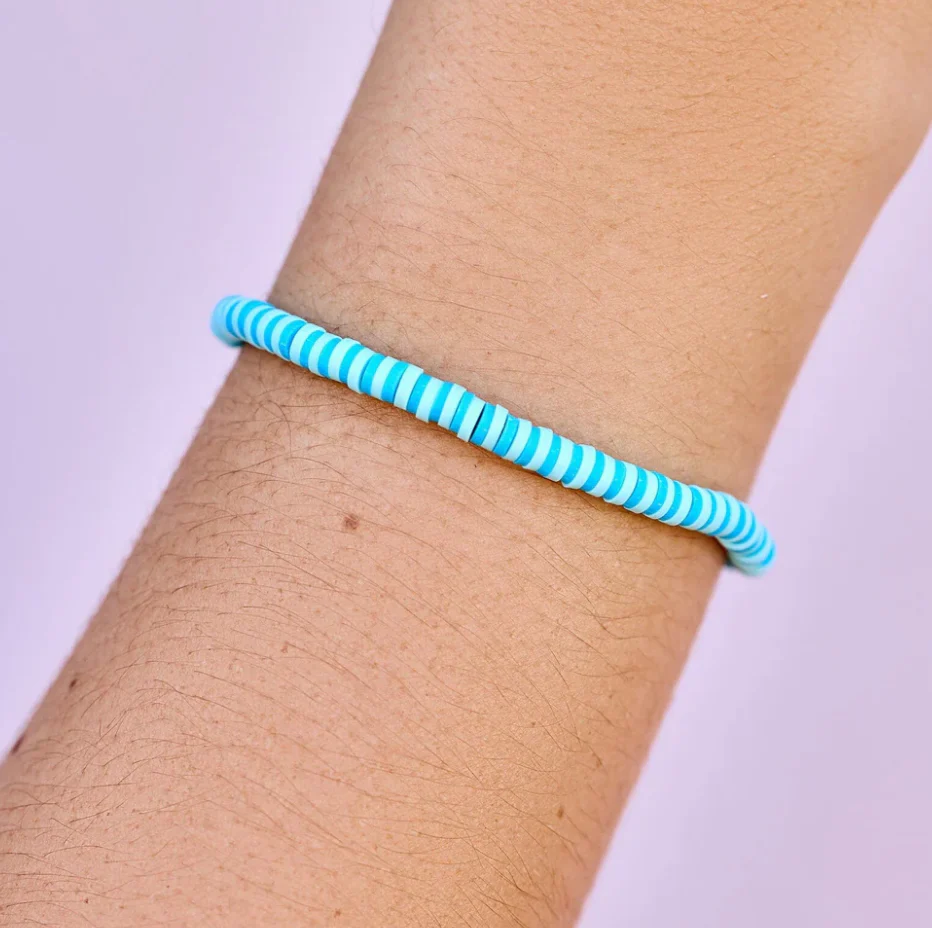 PURA VIDA - Canal Blues Seascape Stretch Bracelet - Image 3
