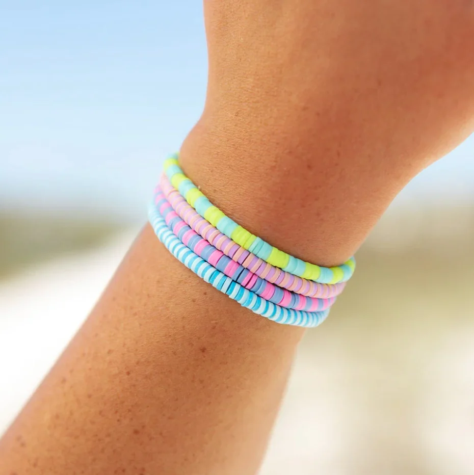 PURA VIDA - Canal Blues Seascape Stretch Bracelet - Image 5
