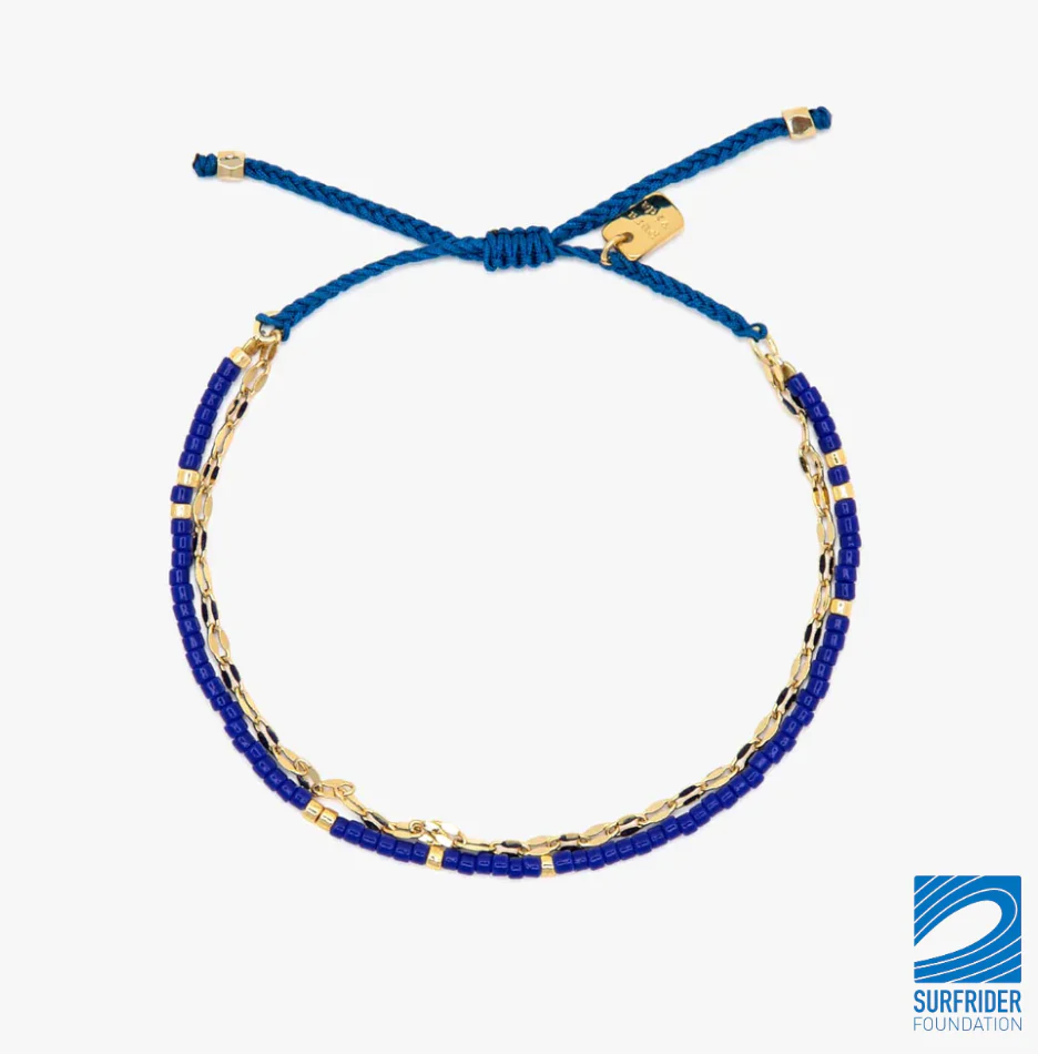 PURA VIDA - Dainty Surfrider Double Layer Bracelet - Image 2
