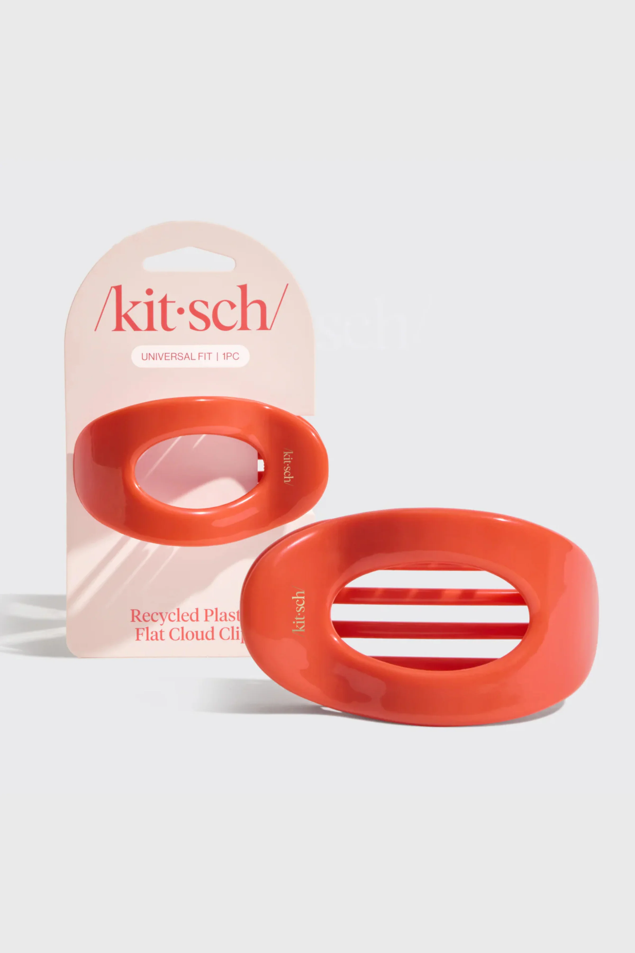 KITSCH - Recycled Plastic Flat Cloud Clip - Cherry