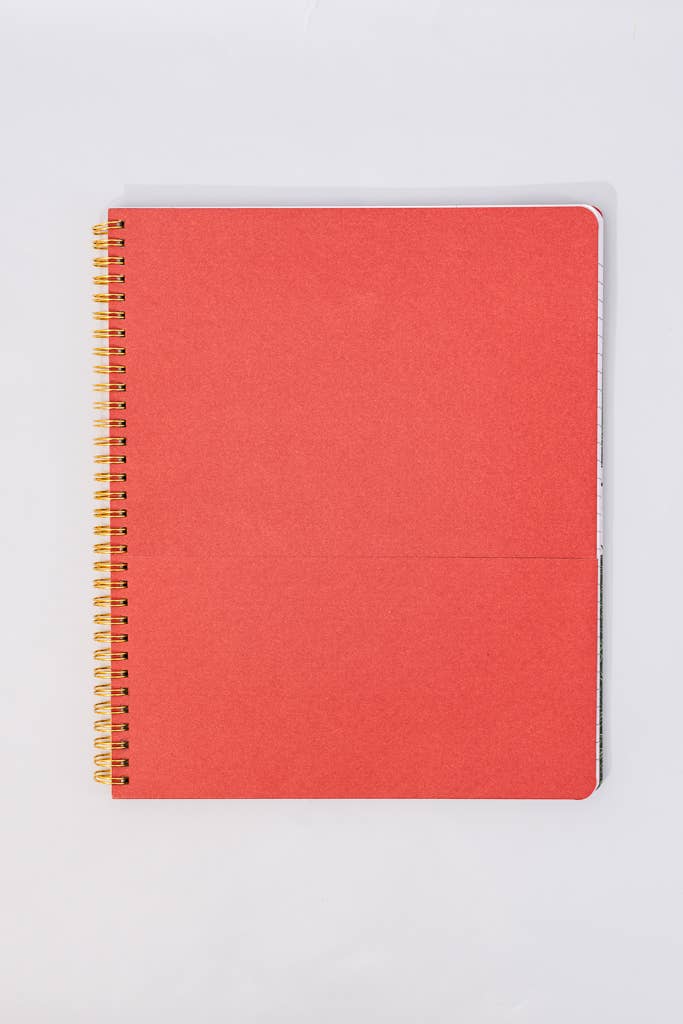 BANDO - Rough Draft Large Notebook, Floral Stripe - Image 2