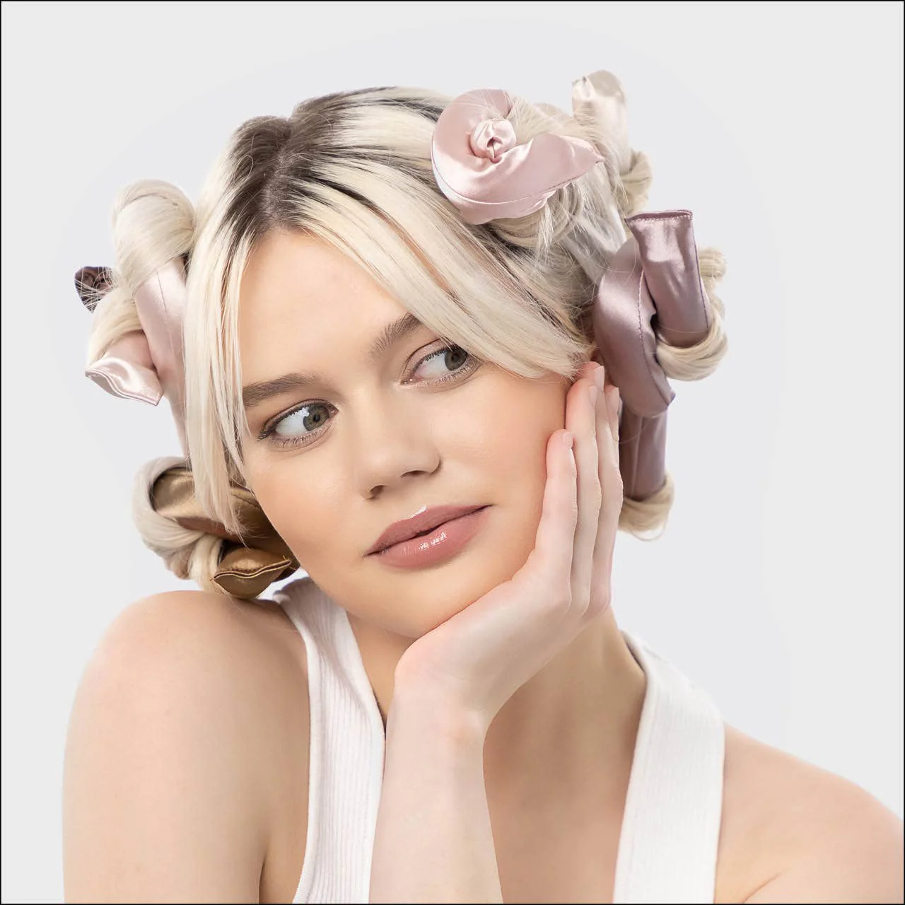KITSCH - Satin Wrapped Flexi Rods - 6pc Set - Image 2