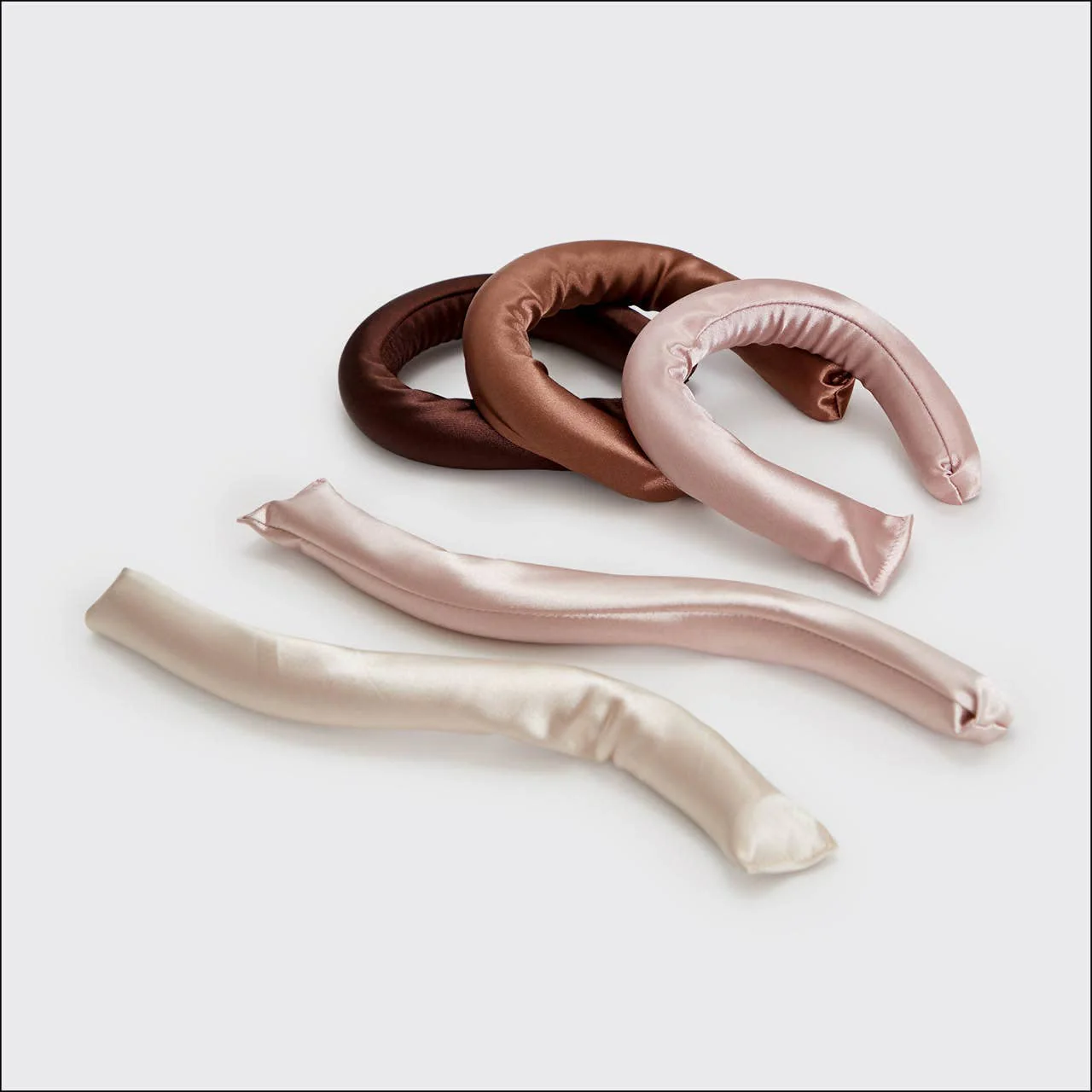 KITSCH - Satin Wrapped Flexi Rods - 6pc Set - Image 3