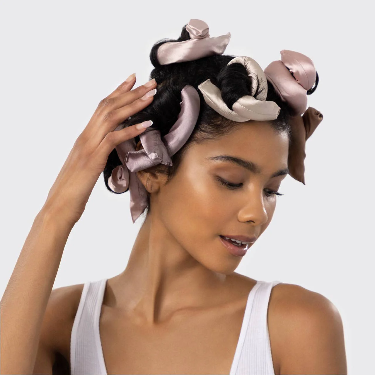 KITSCH - Satin Wrapped Flexi Rods - 6pc Set - Image 6