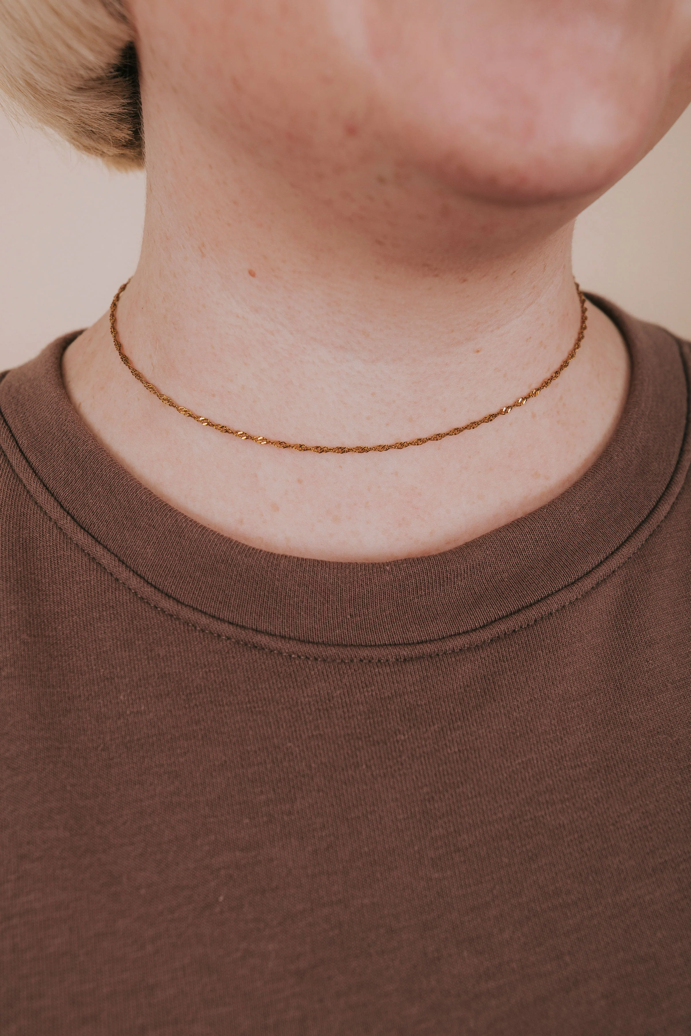 Simplicity Necklace - 18K Gold Plated