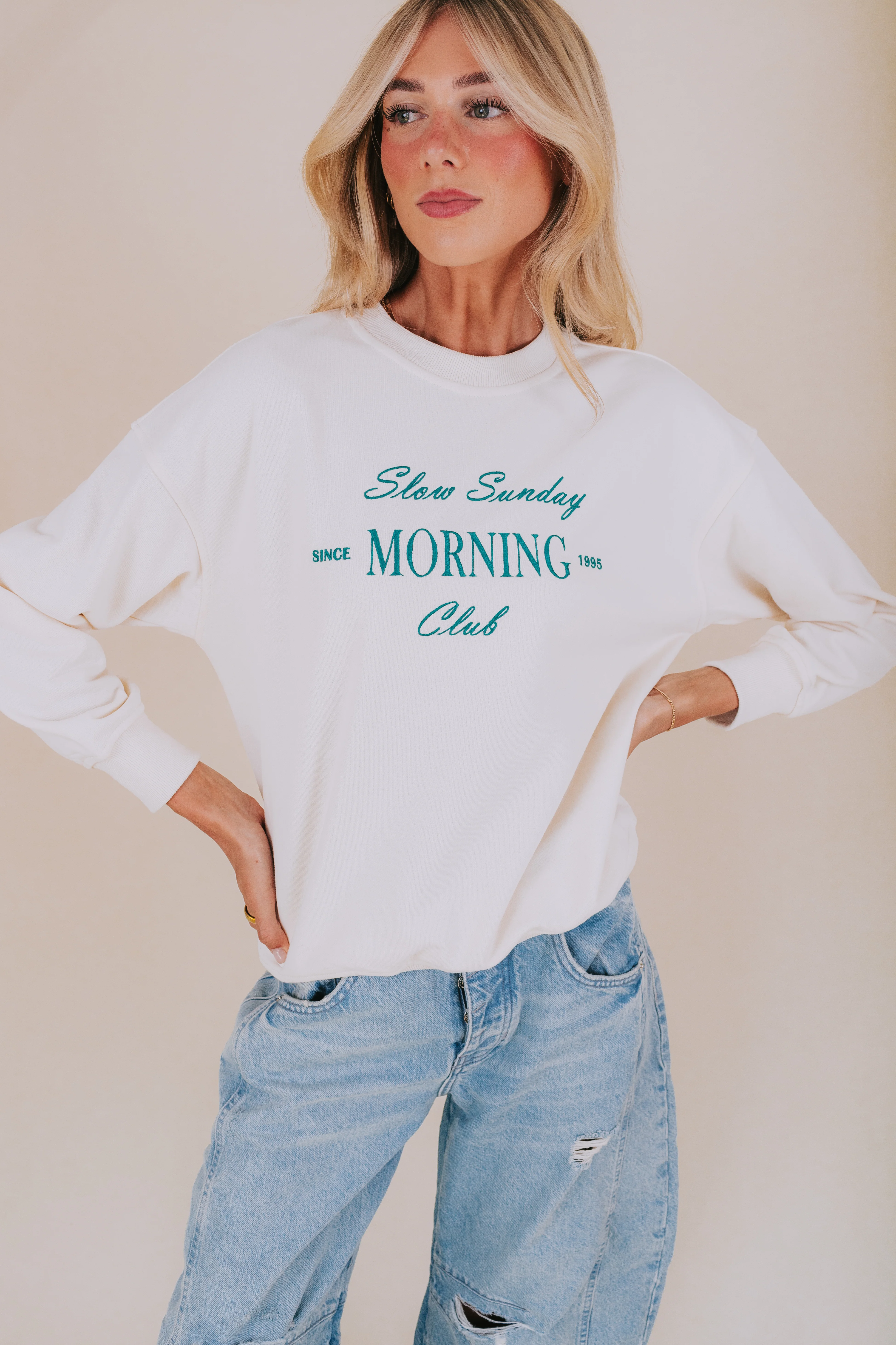 Slow Sunday Morning Sweatshirt - Image 4