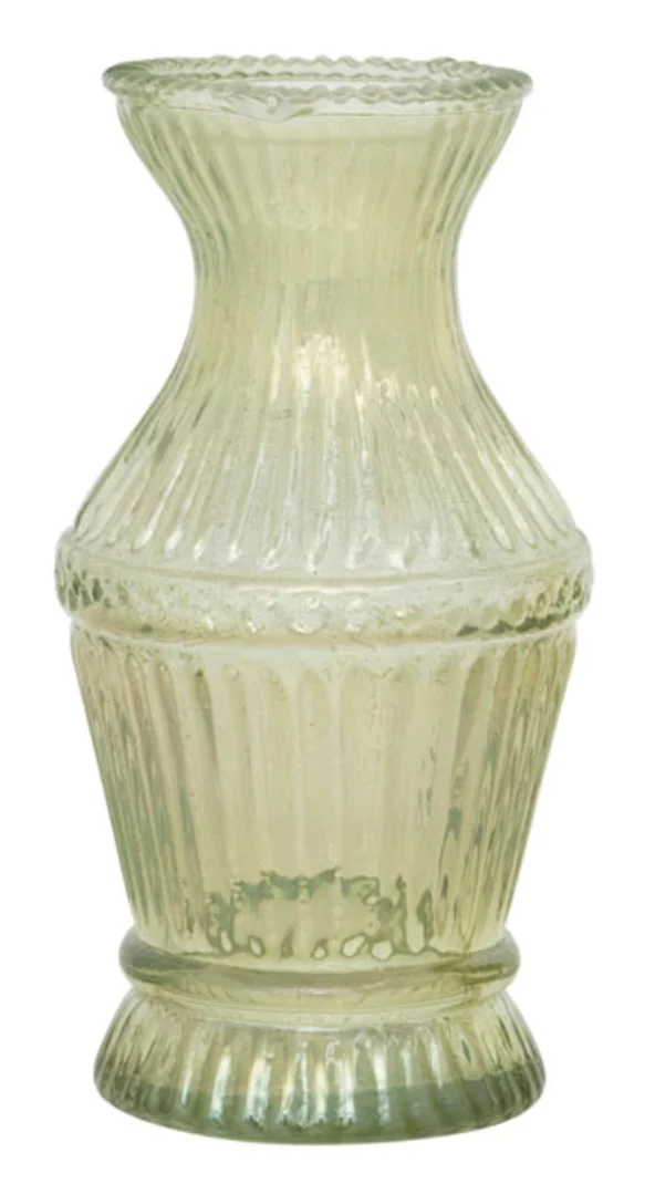 Debossed Glass Vases - 4 Colors - Image 5