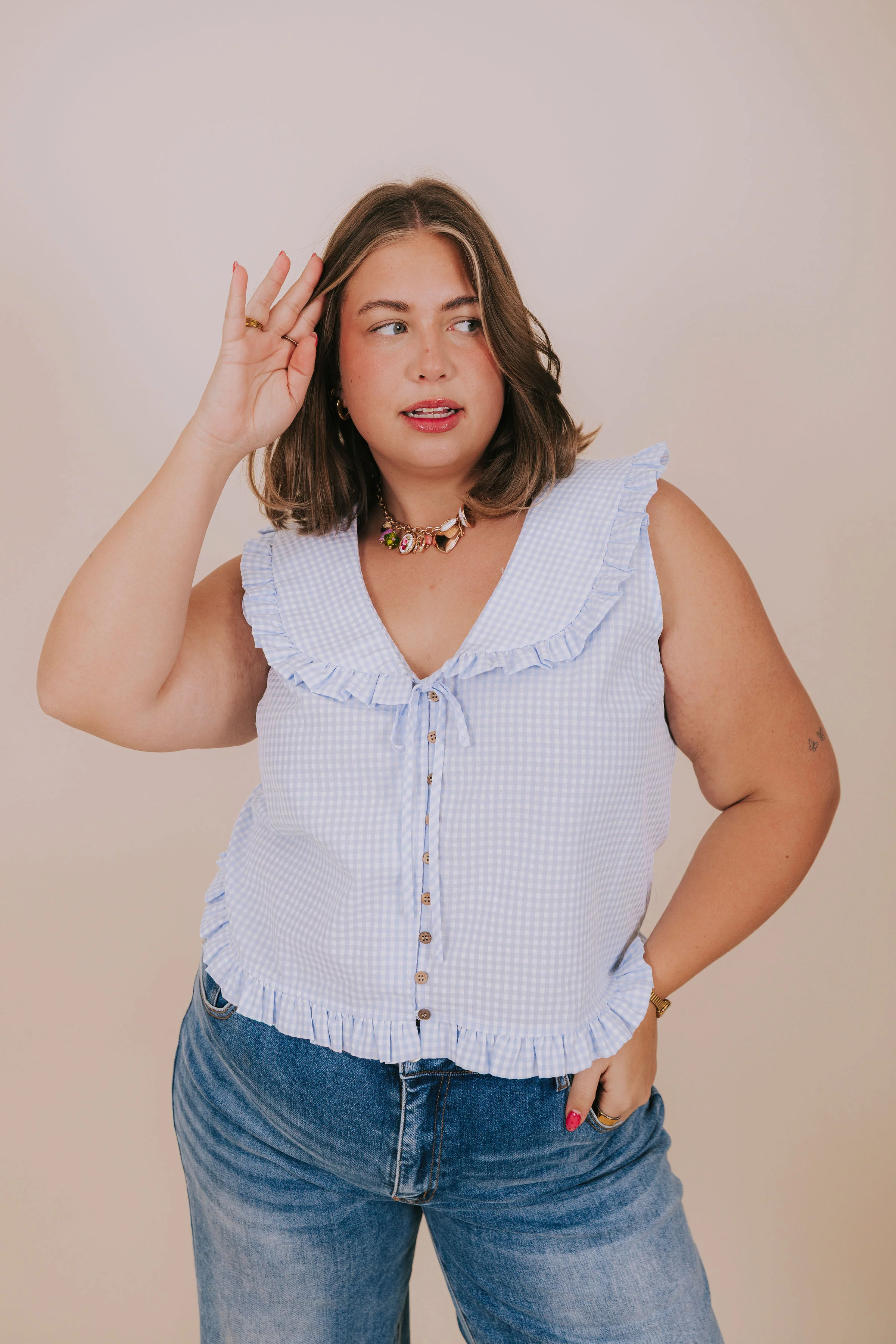 PLUS SIZE - Spring In My Step Top