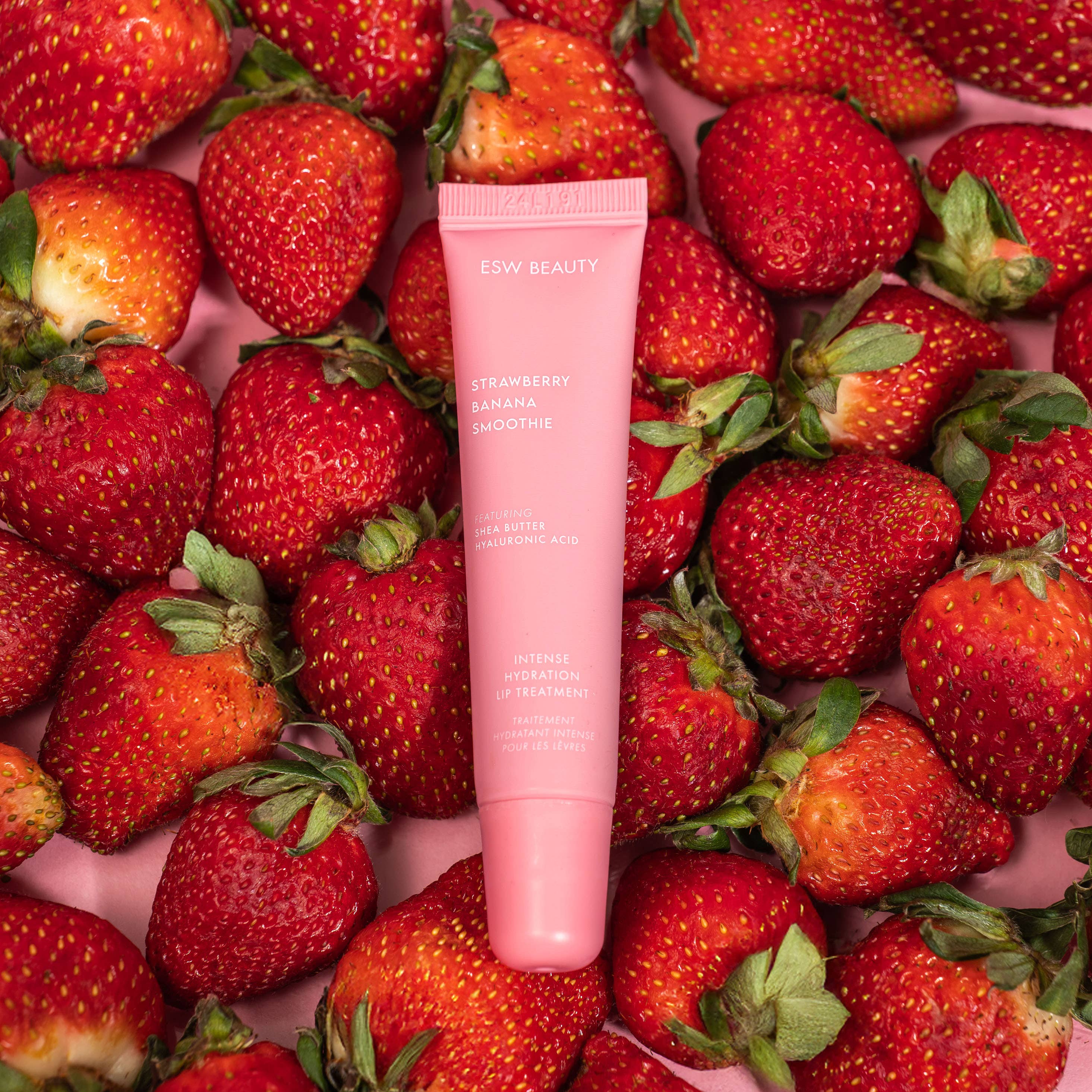 ESW BEAUTY - Strawberry Banana Smoothie Intense Hydration Lip Treatment - Image 4