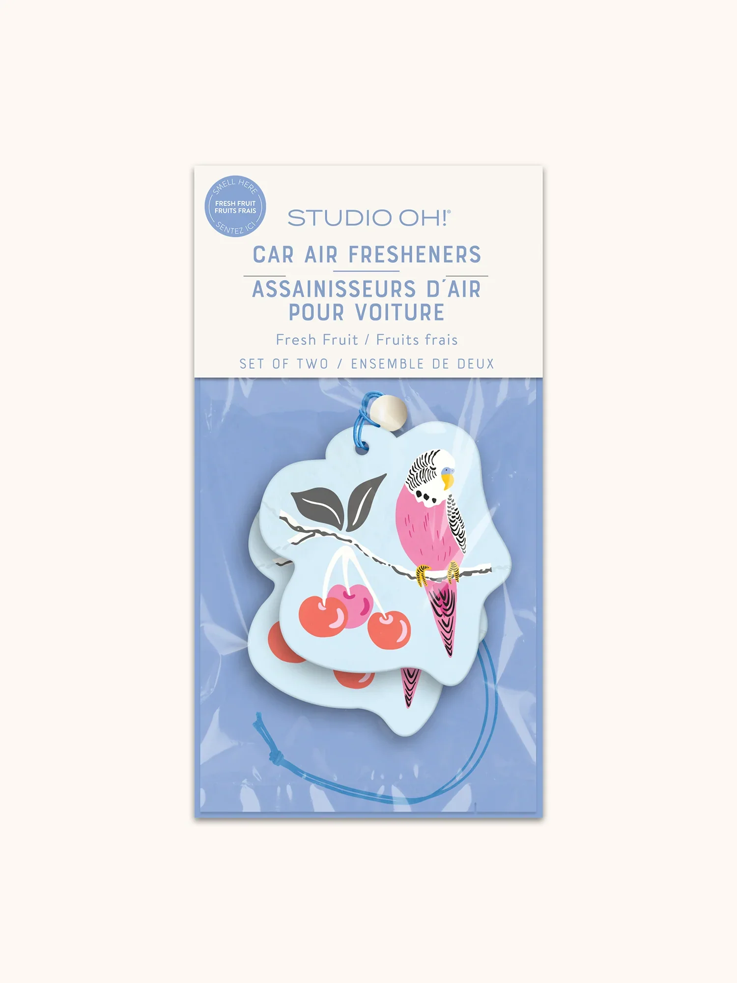 STUDIO OH! - Birds in the Cherry Tree Car Air Freshener - Image 2