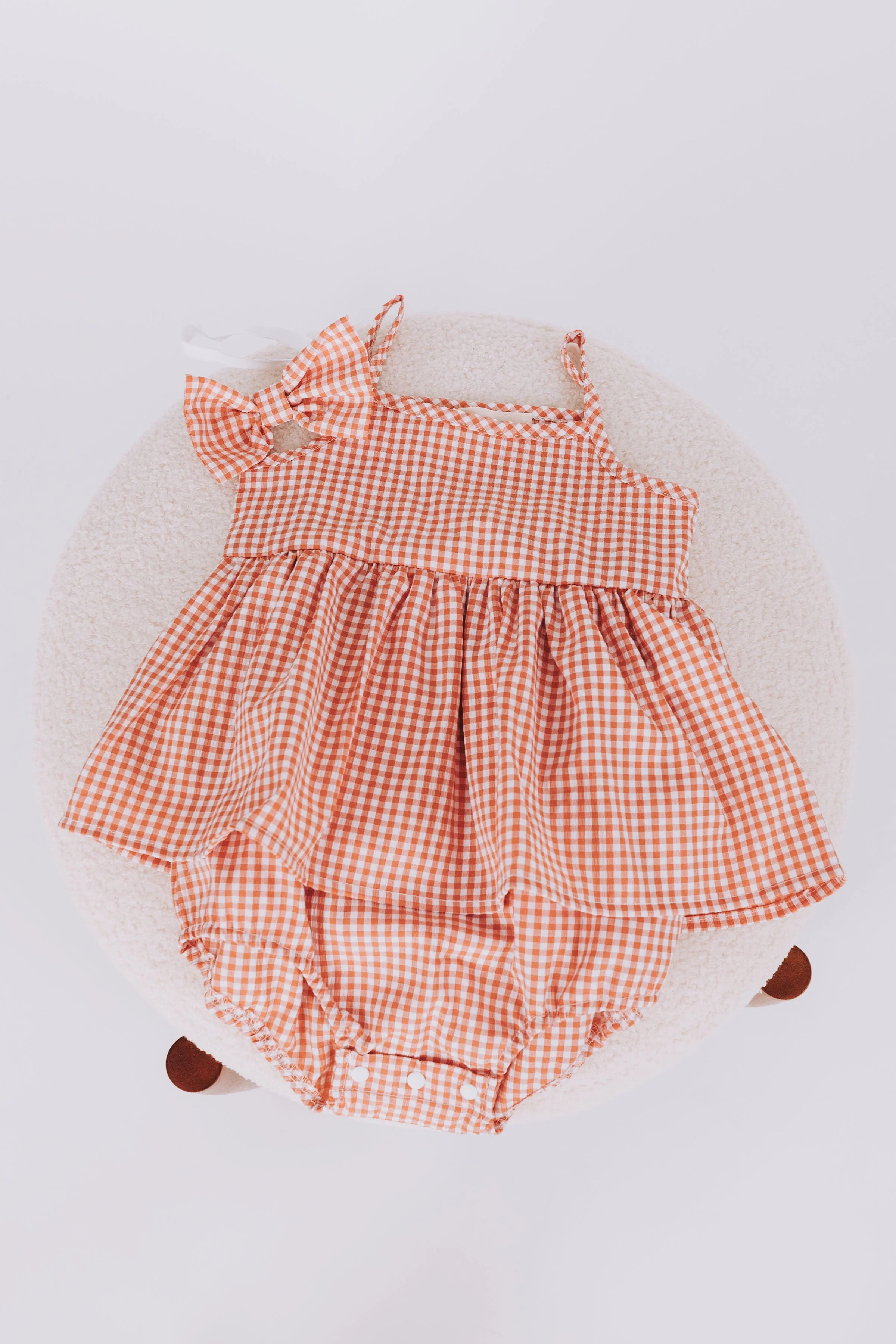 Summer Picnic Baby Onesie + Bow - Image 2