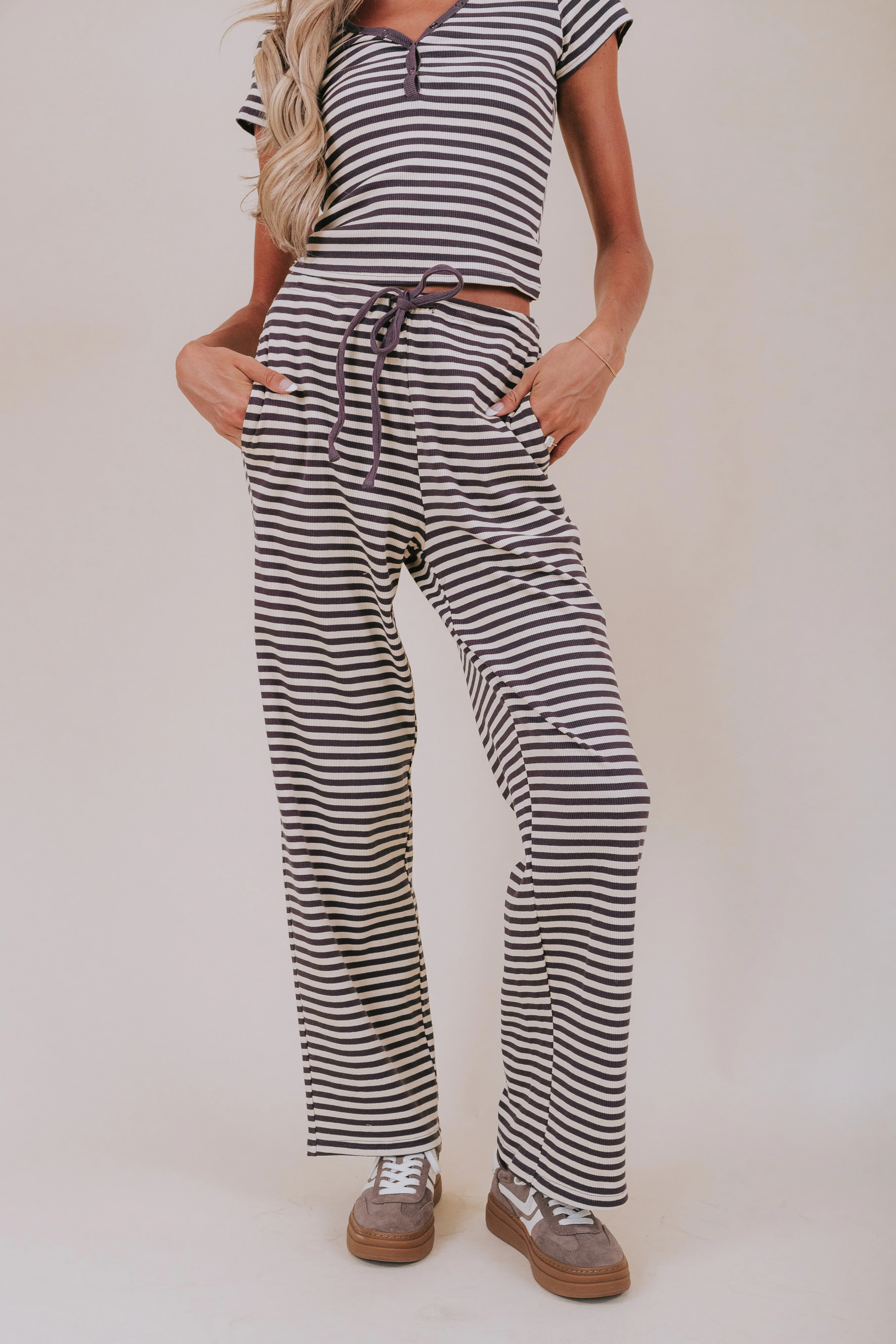 Sunday Stripe Pants - 4 Colors! - Image 16