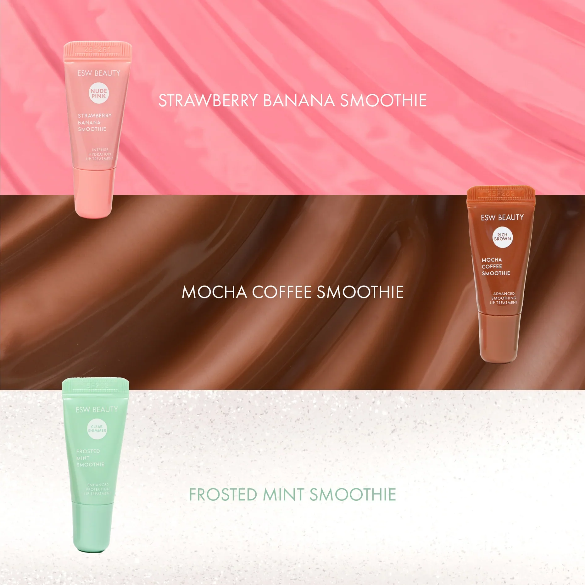ESW BEAUTY- The Lip Lab Kit - Mini Smoothie Lip Treatment Trio - Image 2