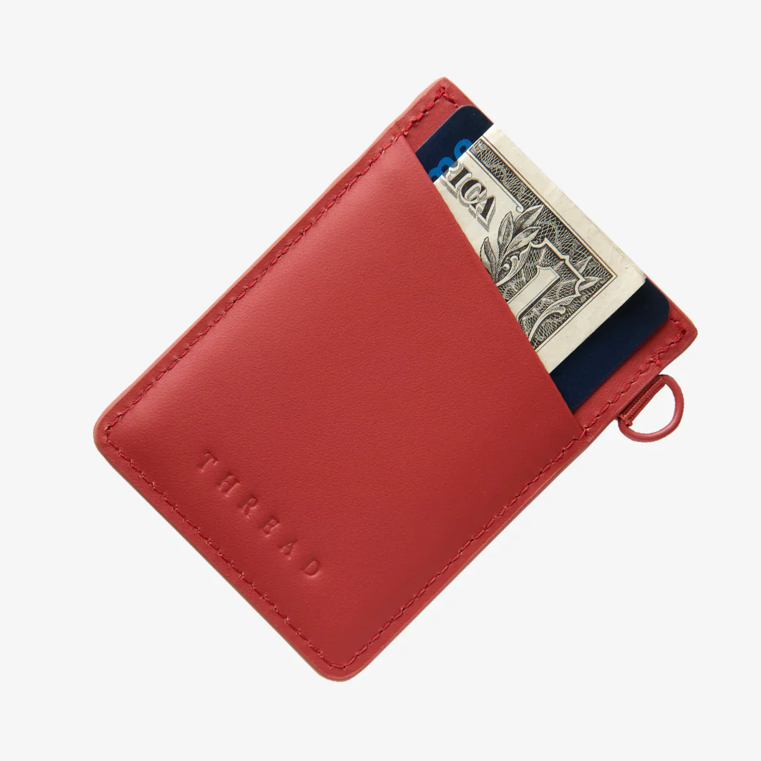 THREAD - Red Vertical Wallet - Image 2